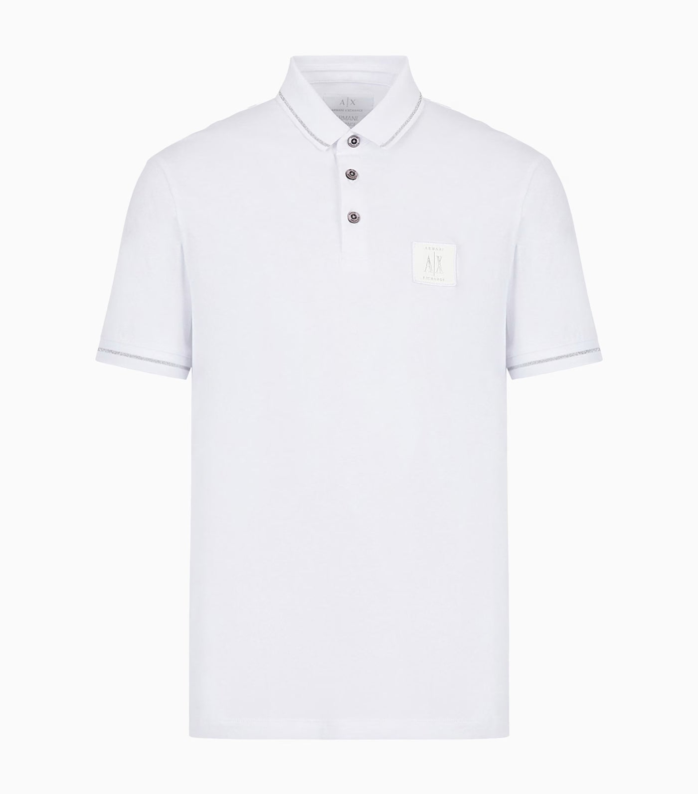 Regular Fit Cotton Jersey Polo Shirt White