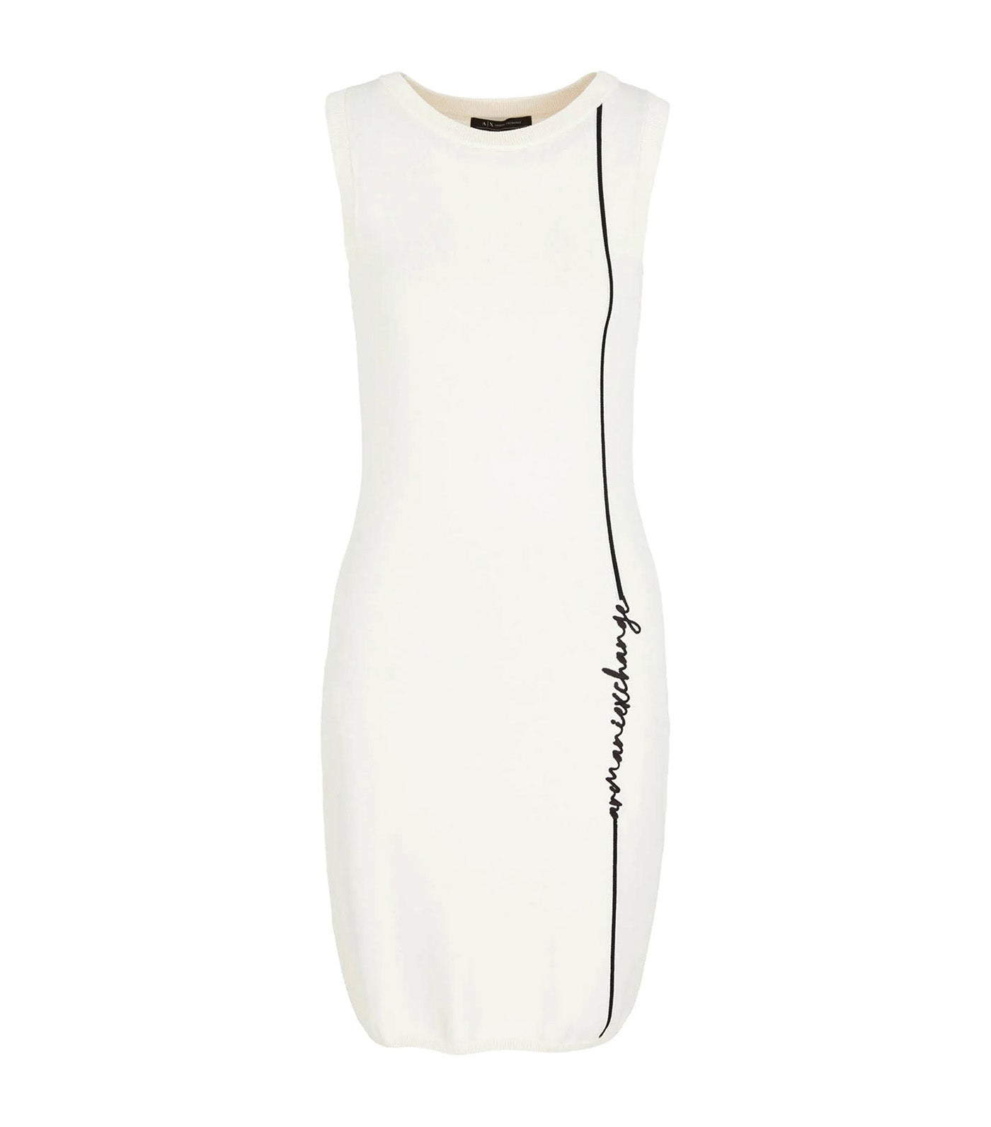 Midi Script Logo Sleeveless Dress