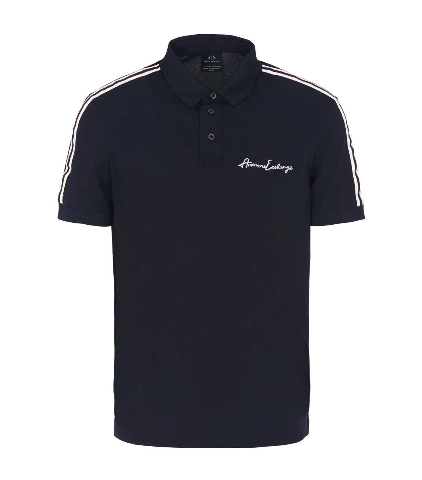 Organic Cotton Piqué Polo Shirt Deep Navy