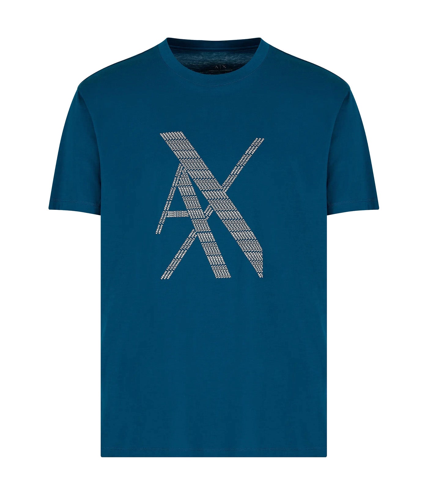 Regular Fit Mercerized Jersey Cotton Logo T-Shirt Legion Blue