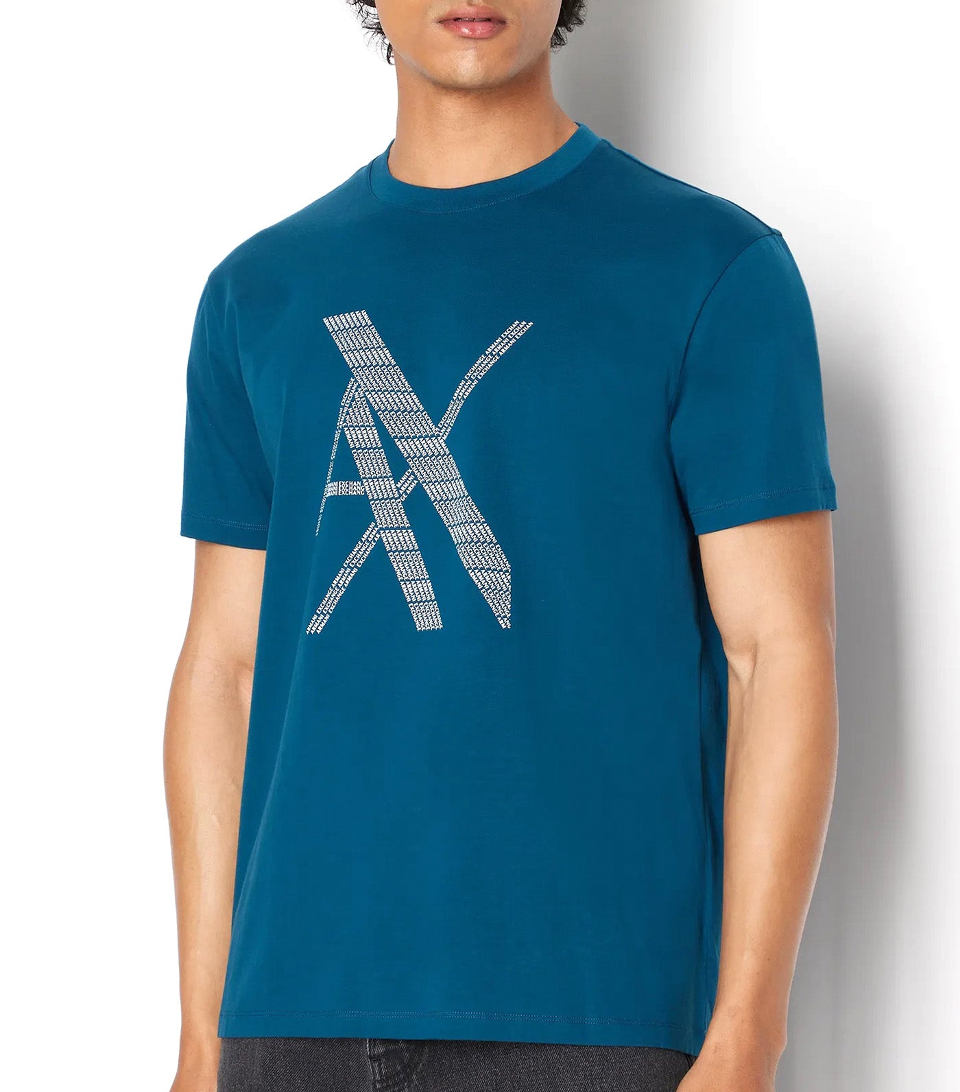 Regular Fit Mercerized Jersey Cotton Logo T-Shirt Legion Blue