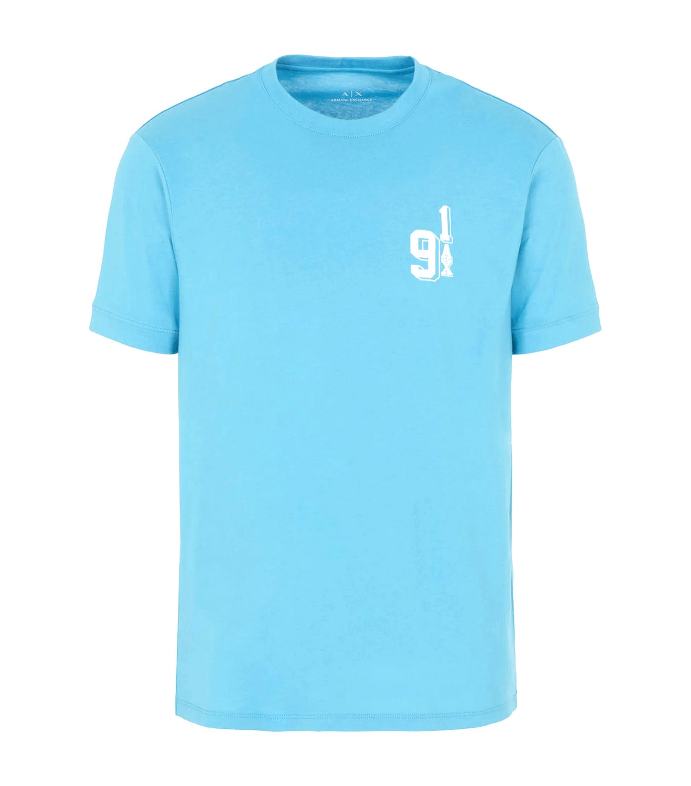 Regular Fit Heavy Jersey Cotton Logo T-Shirt Navagio Bay