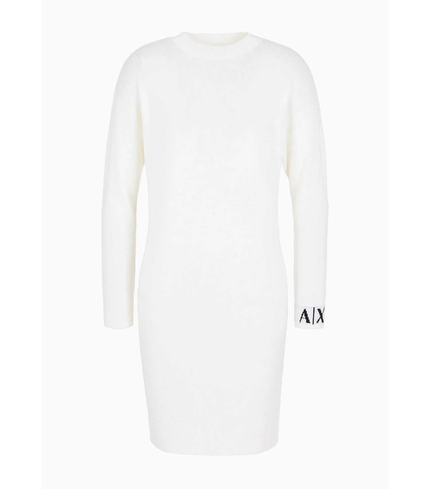 Knitted Merino Wool Blend Midi Dress