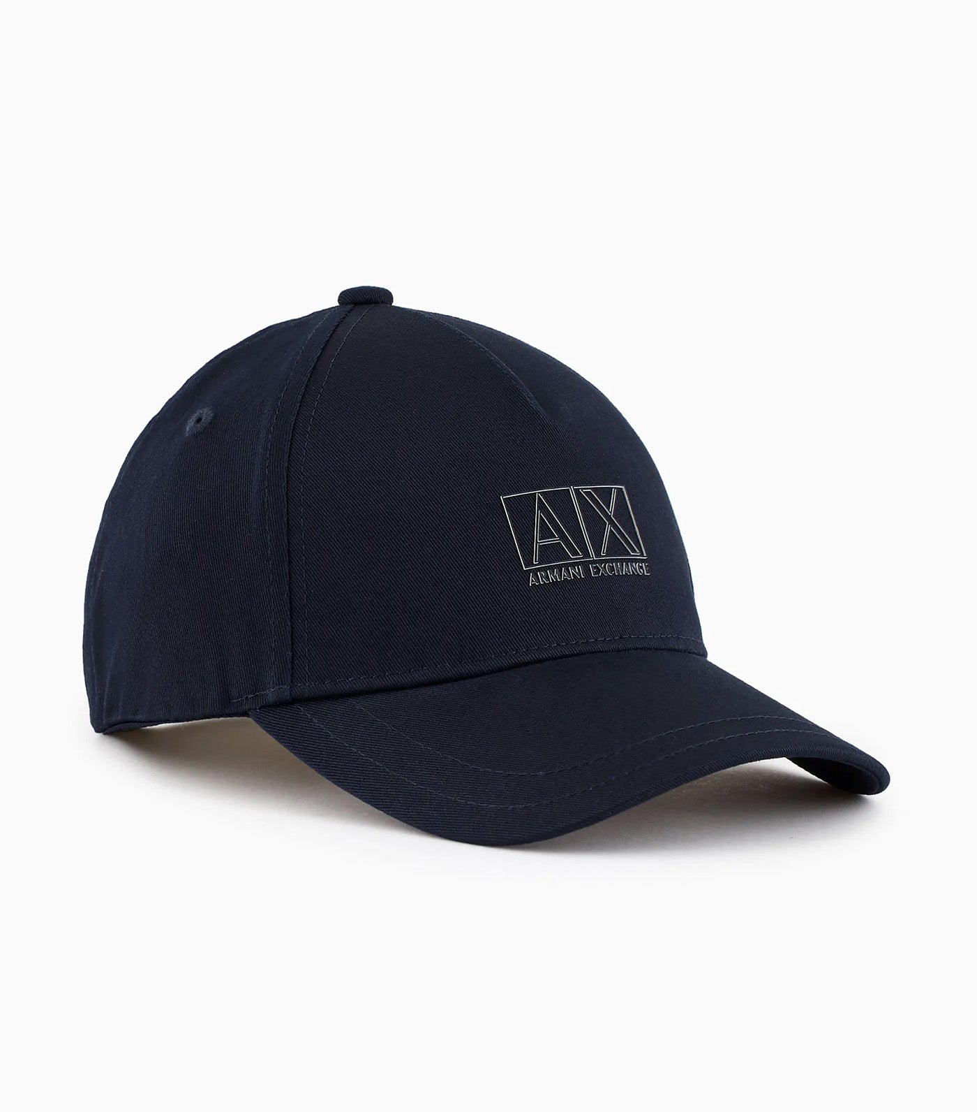 Organic Cotton Twill Logo Baseball Hat Blu Navy