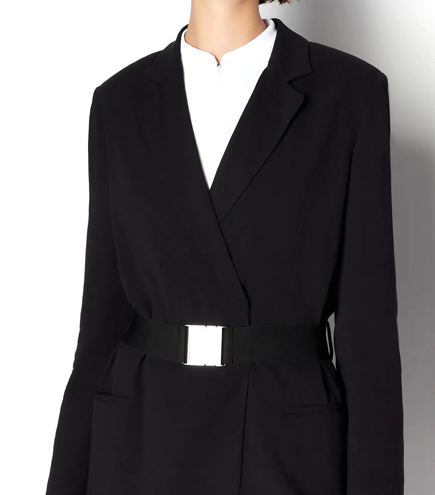 Certified Viscose Belted Blazer