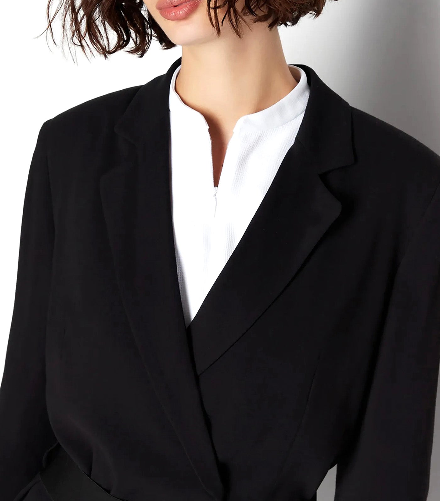 Certified Viscose Belted Blazer