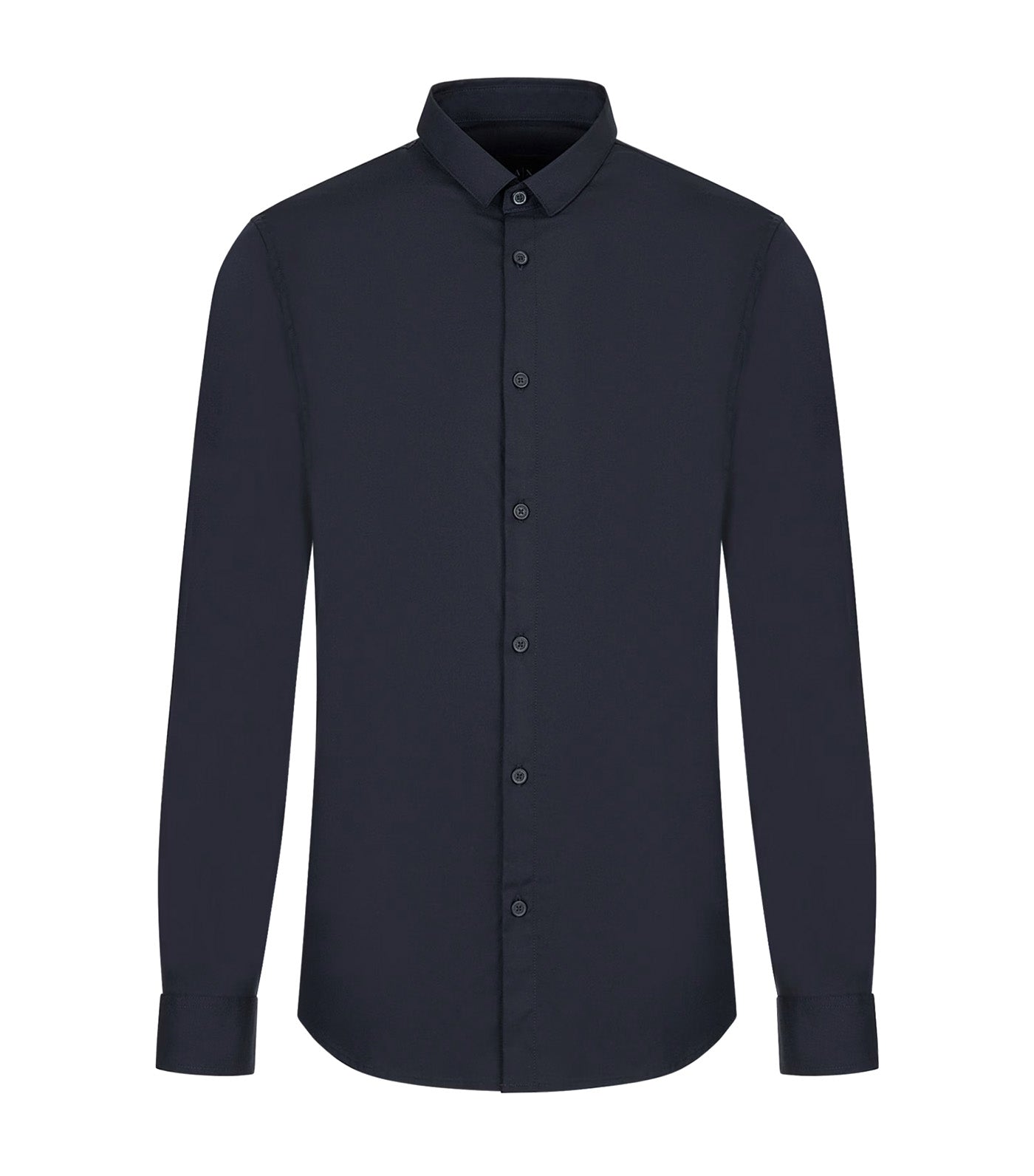 Regular Fit Shirt In Ultra Stretch Fabric Navy