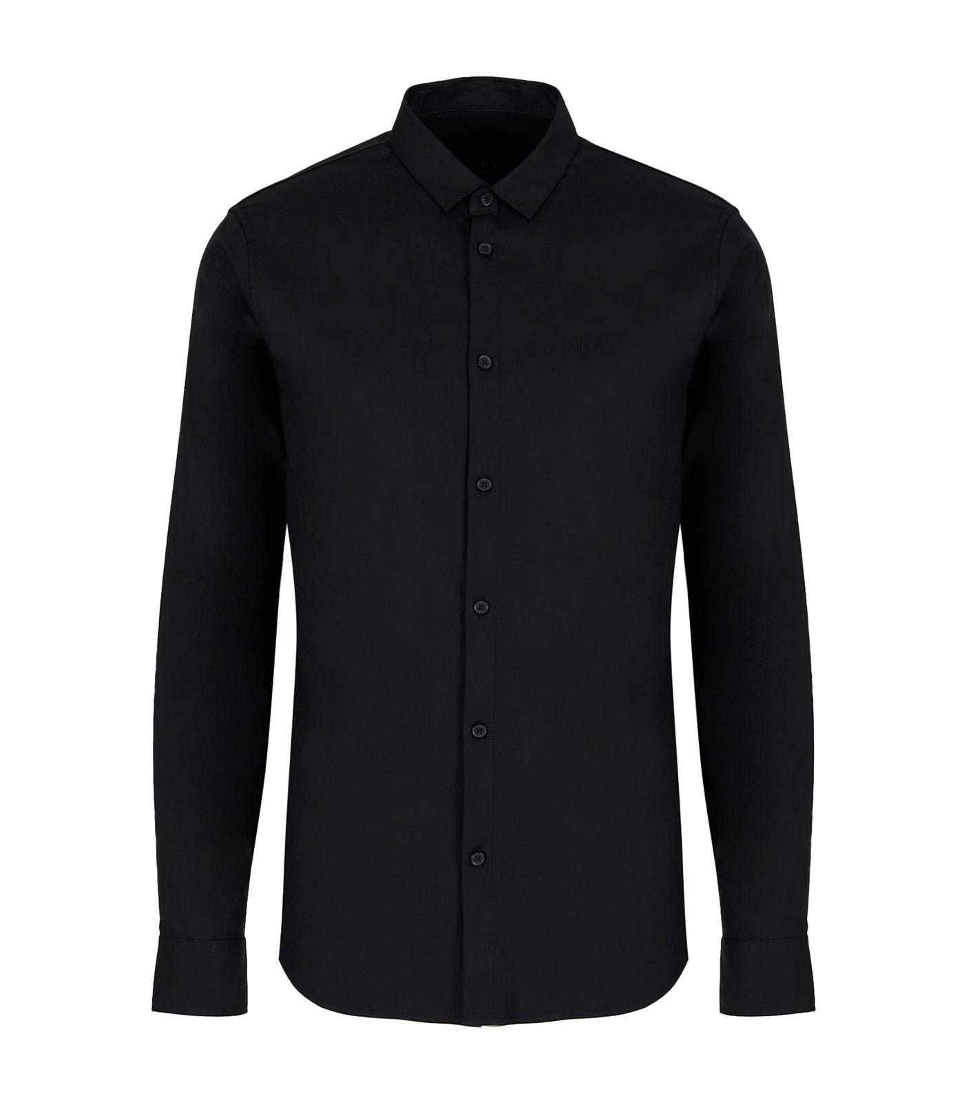 Regular Fit Shirt In Ultra Stretch Fabric Black