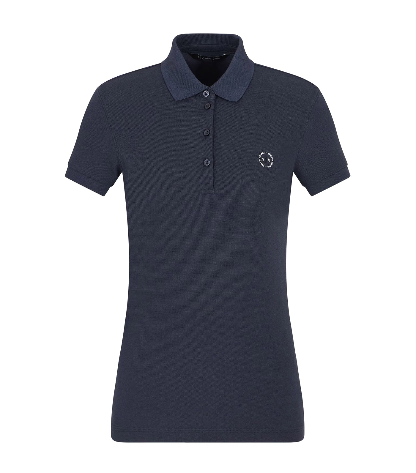 Pima Cotton Pique Polo Shirt Navy