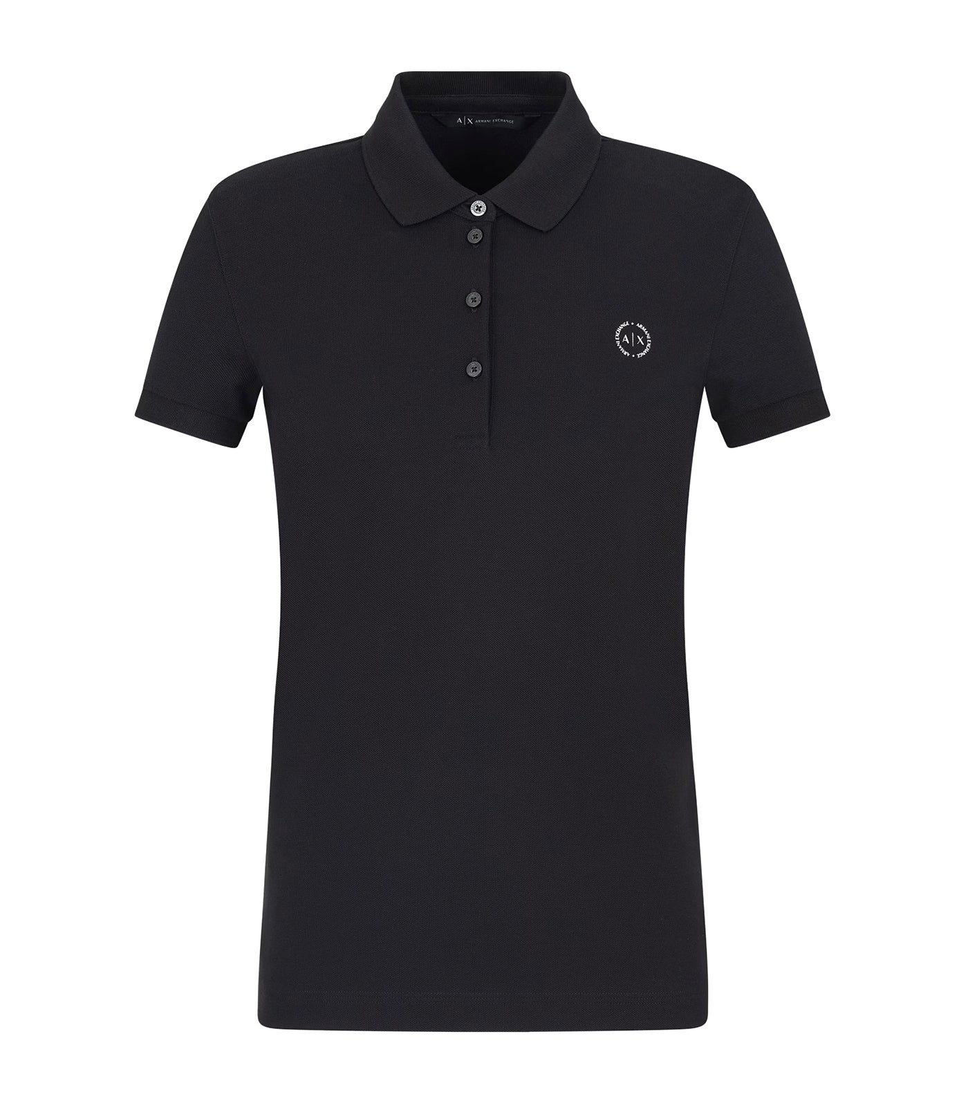 Pima Cotton Pique Polo Shirt Black