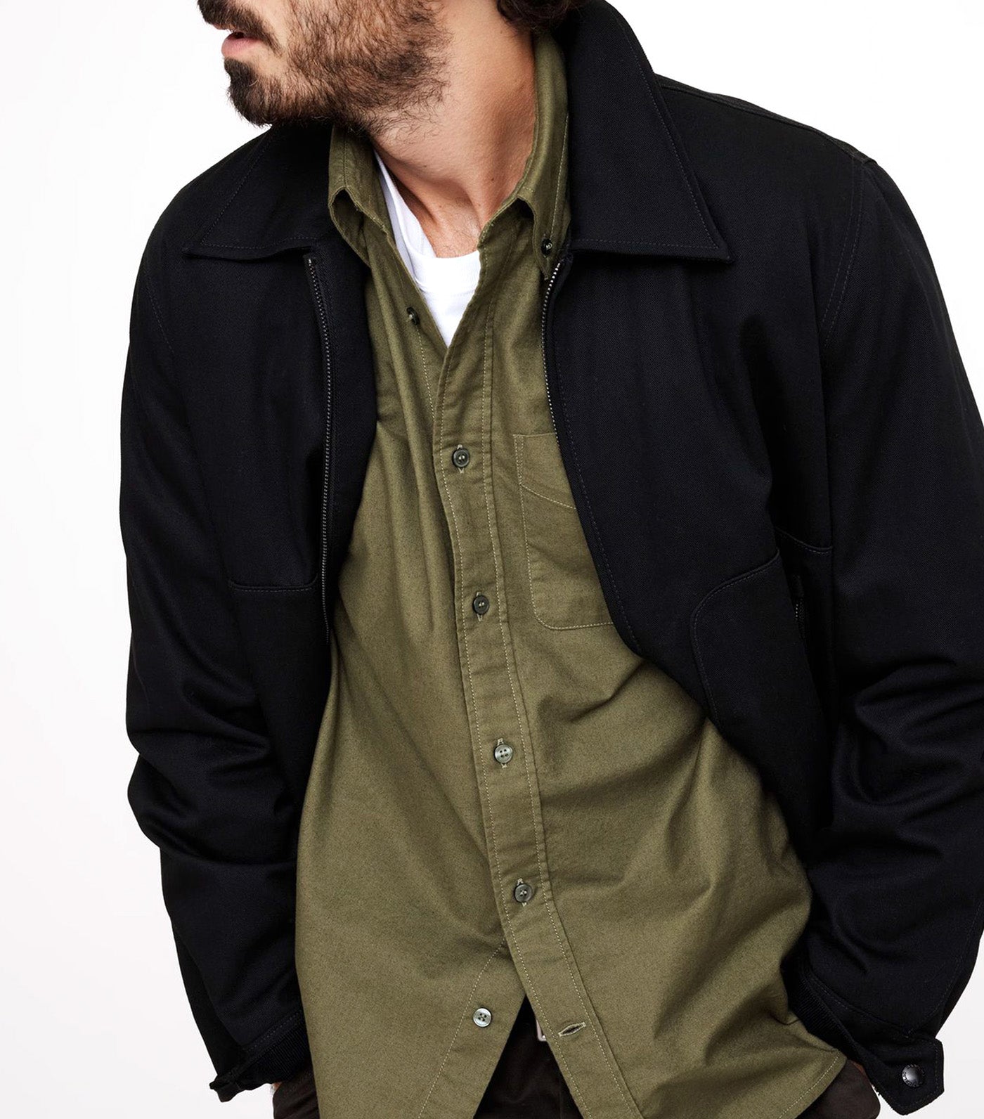 Oxford Shirt Olive Green