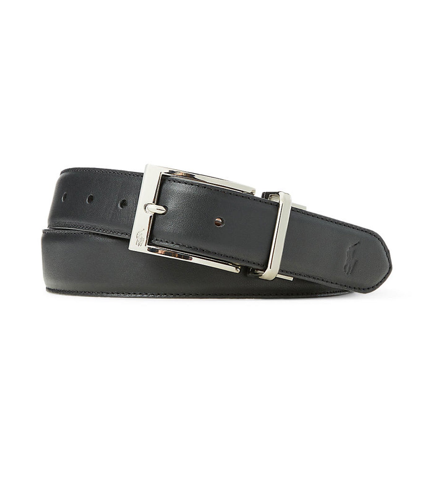 Men's Reversible Leather Dress Belt Black/Brown