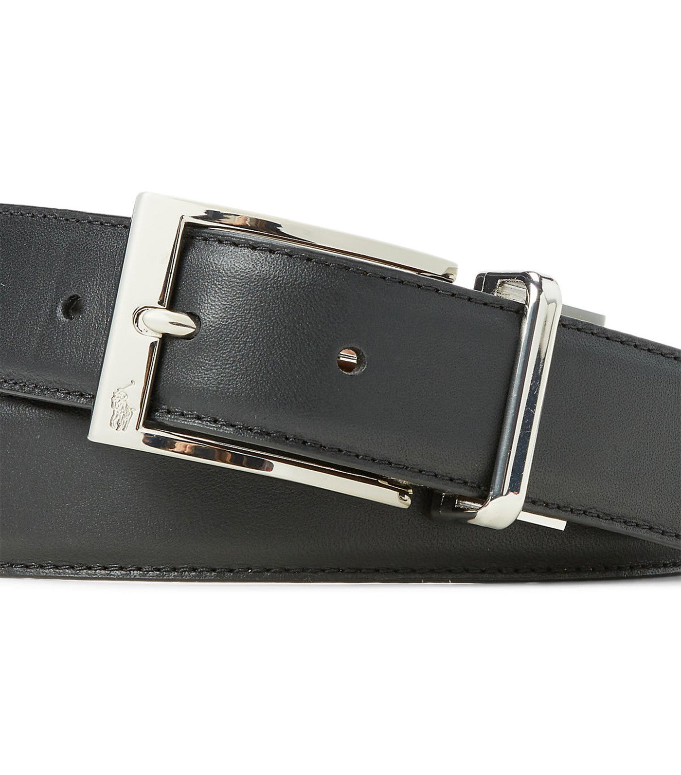 Men's Reversible Leather Dress Belt Black/Brown