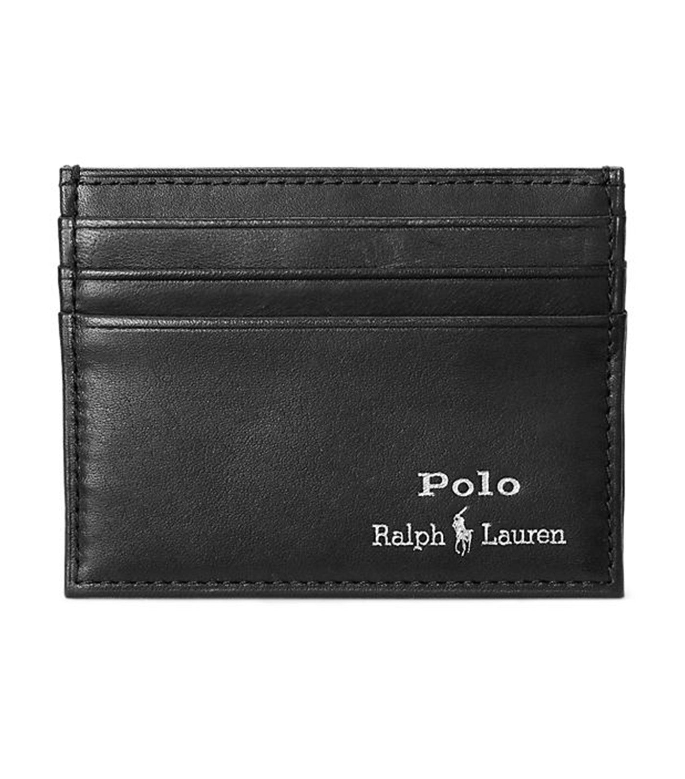 Men's Leather Card Case Black