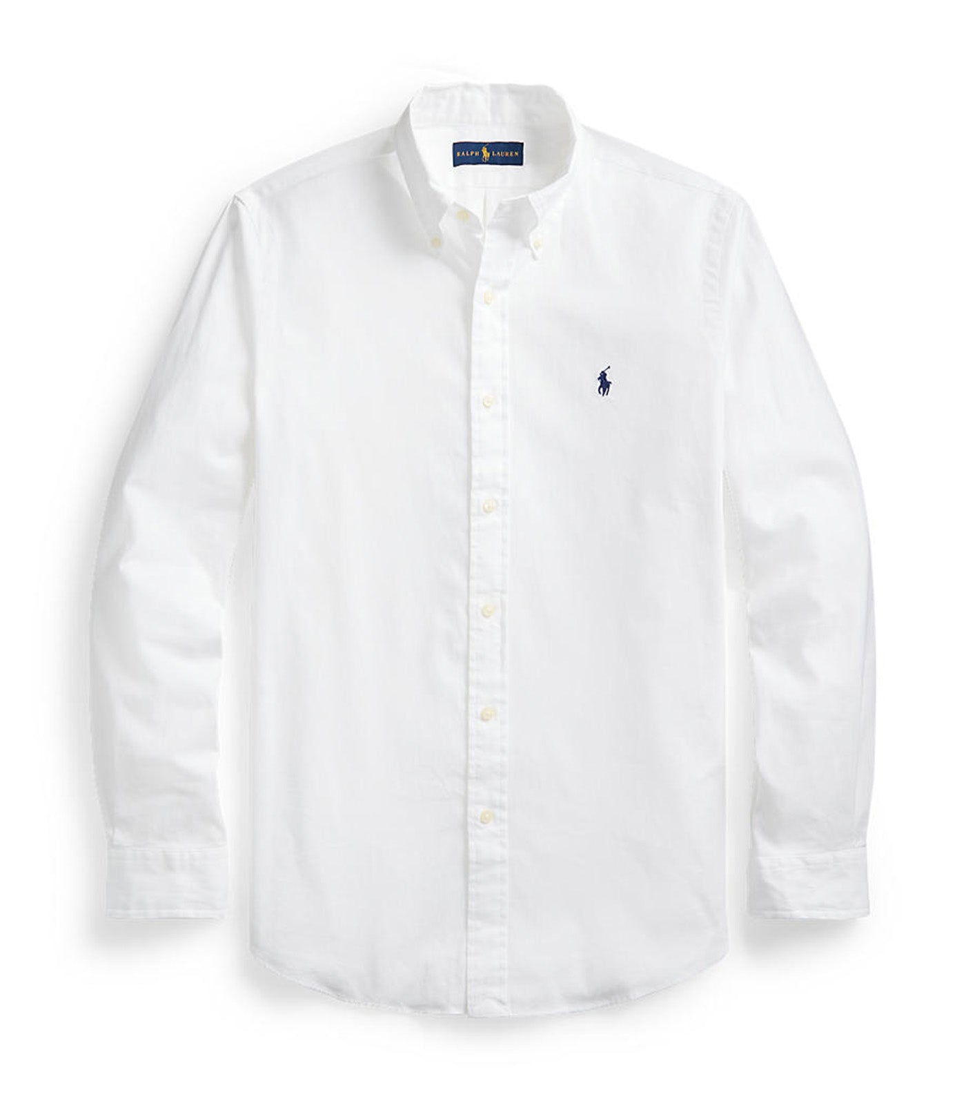 Men's Custom Fit Stretch Oxford Shirt White