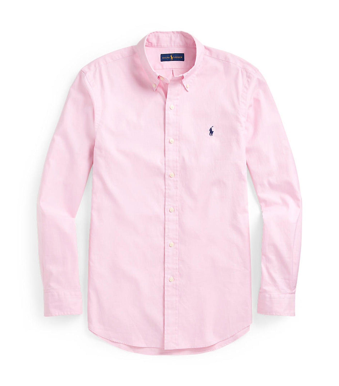 Men's Custom Fit Stretch Oxford Shirt Pink