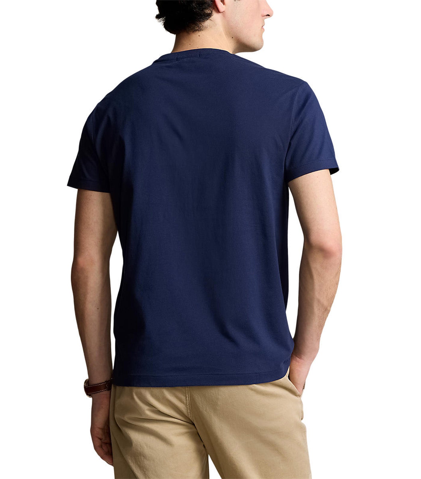 Men's Classic Fit Polo Bear Jersey T-Shirt Newport Navy