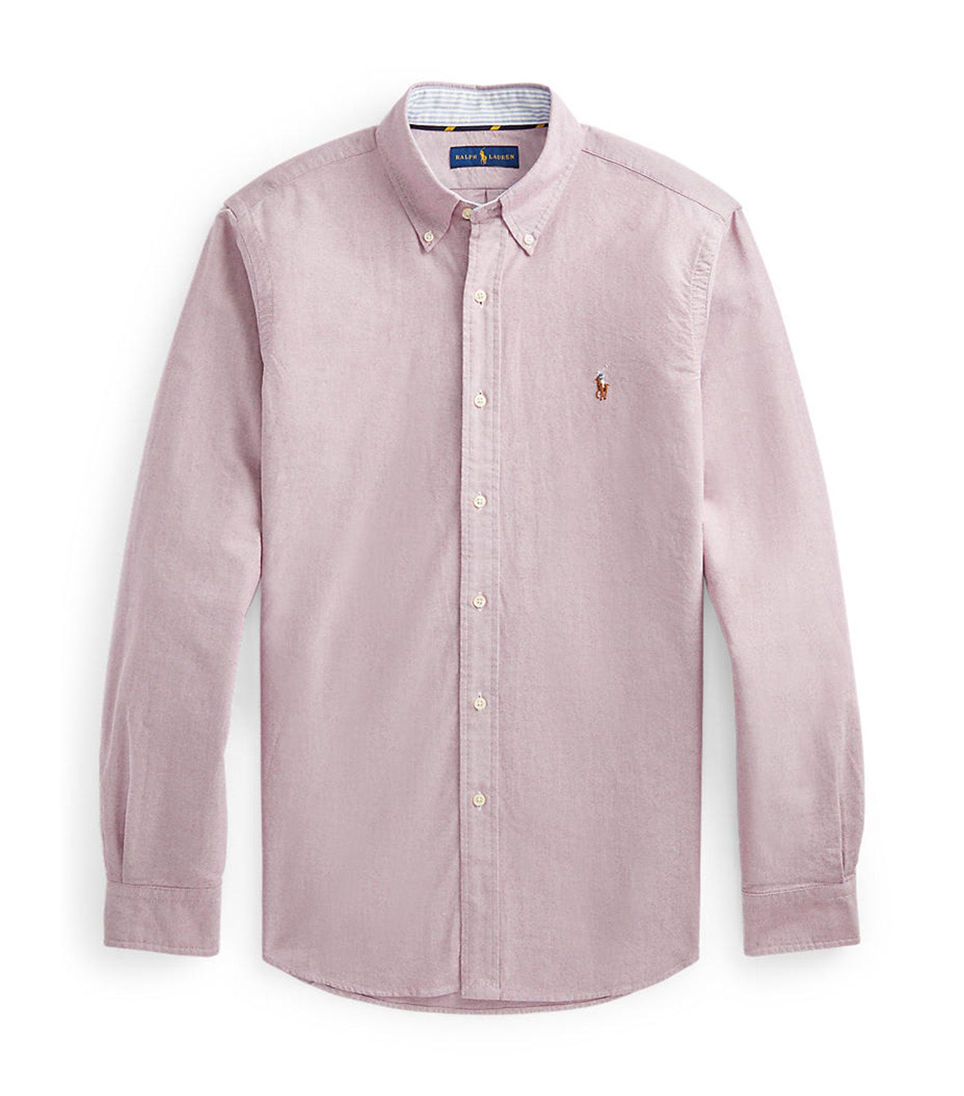 Men's Custom Fit Oxford Shirt Crimson/White