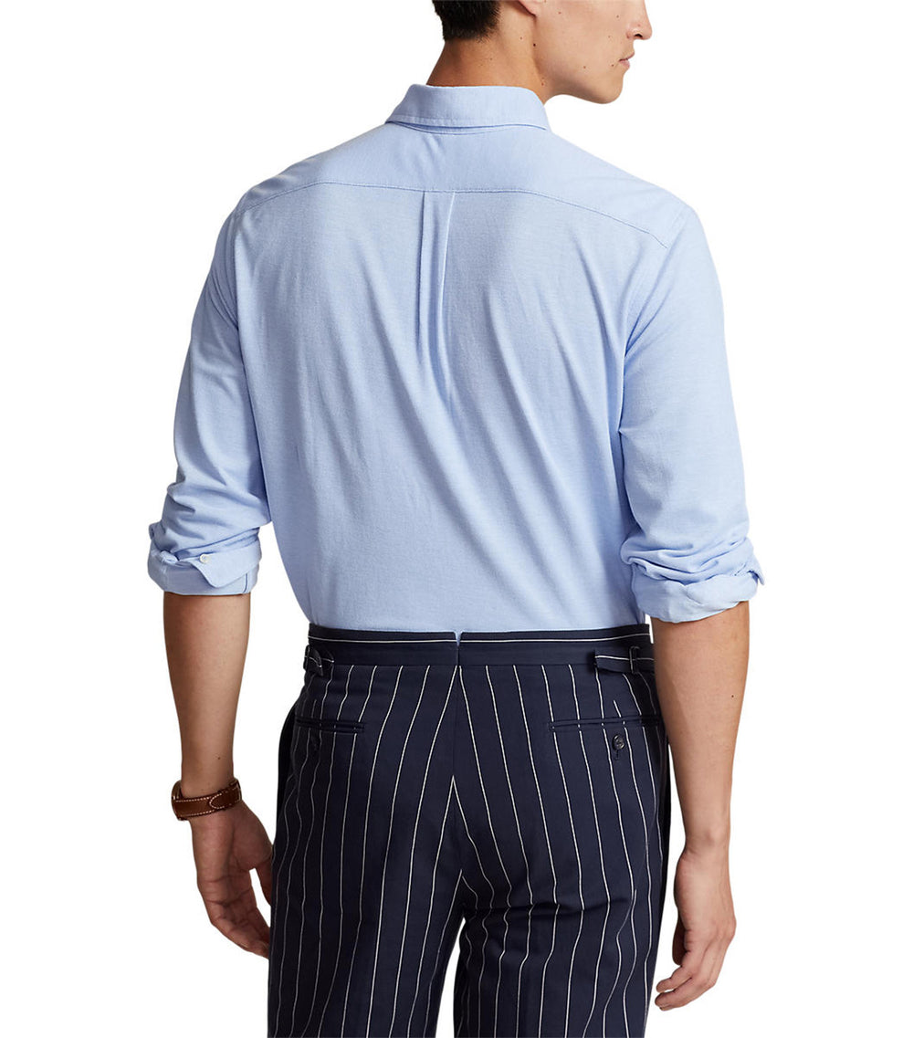 Polo Ralph Lauren Men's Knit Oxford Shirt Harbor Island Blue | Rustan's