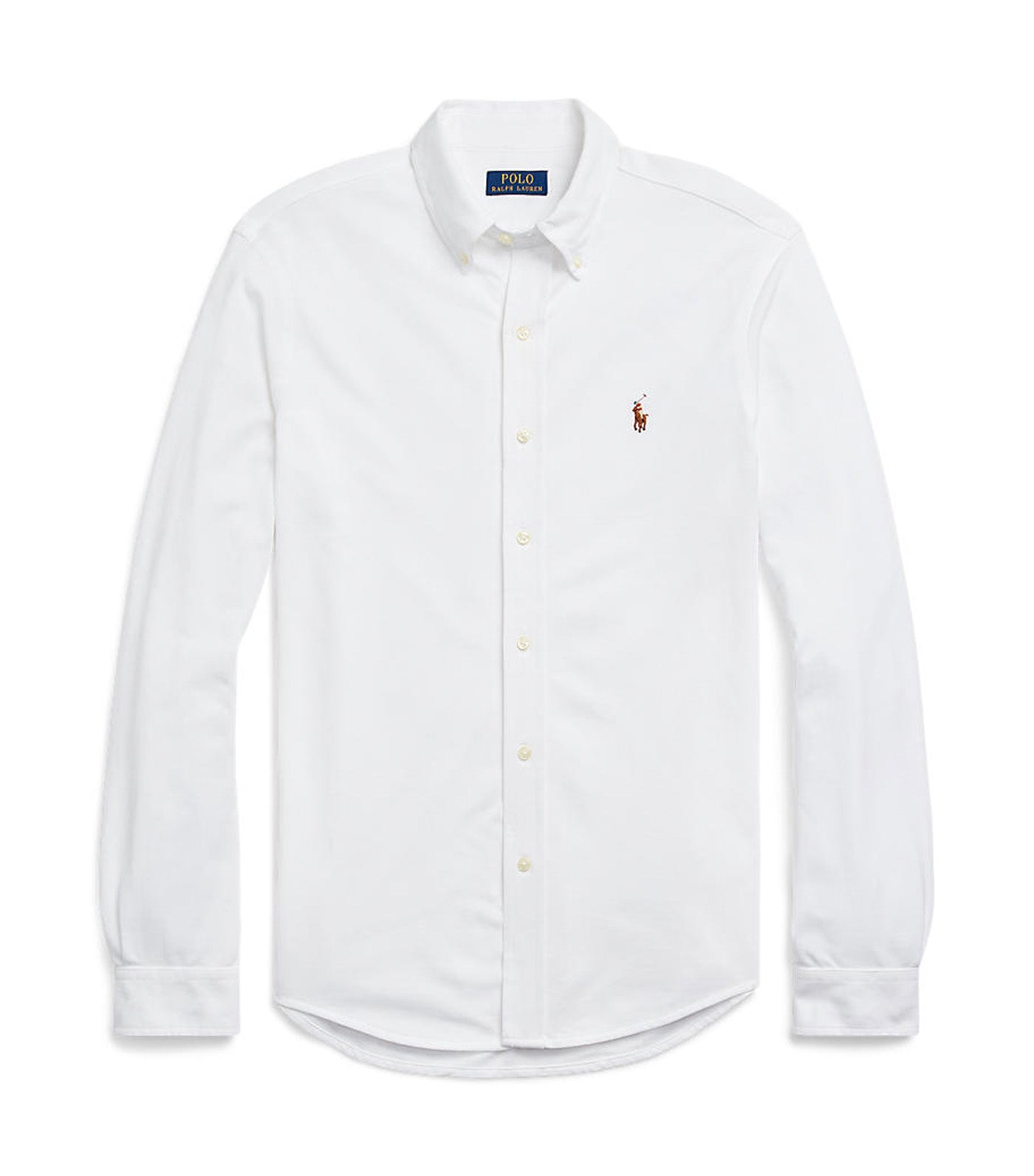 Men's Knit Oxford Shirt White