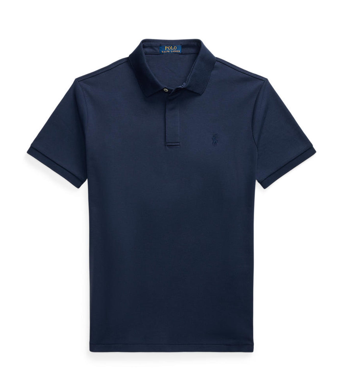 Men's Custom Slim Fit Soft Cotton Polo Shirt Refined Navy