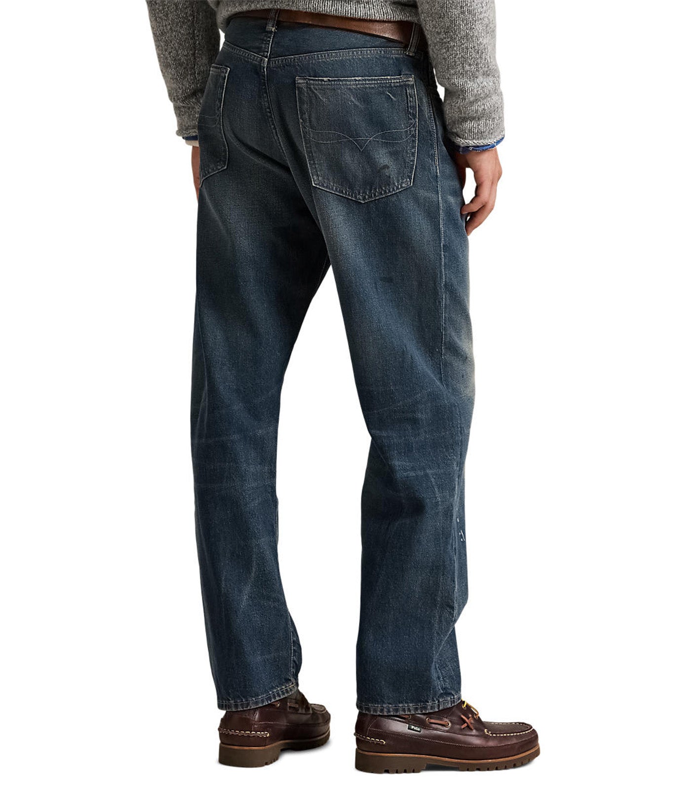 Men's Vintage Classic Fit Distressed Jean Wallwood