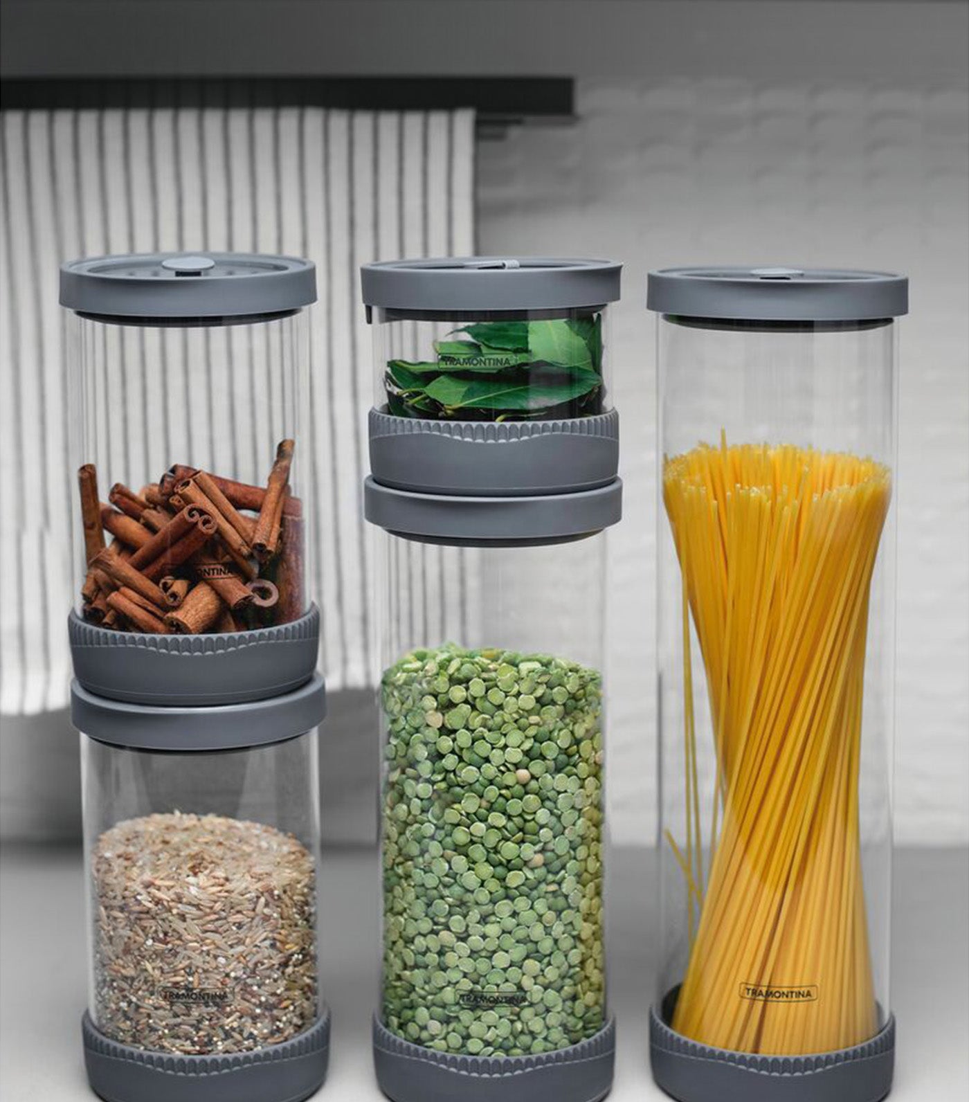 5-Piece Glass Storage Container with Silicone Lid