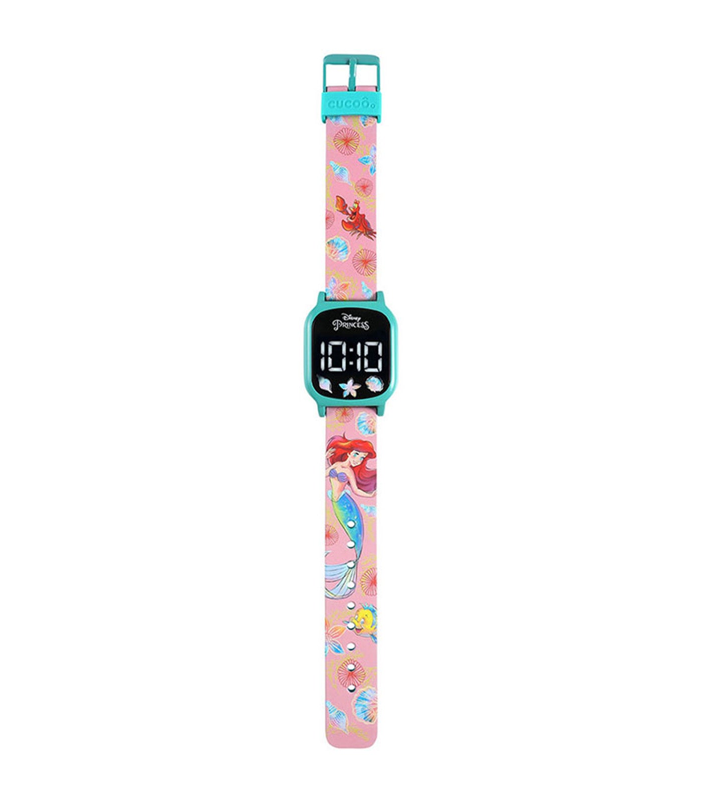 Disney Digital LED Watch Princess Ariel Pearlescent