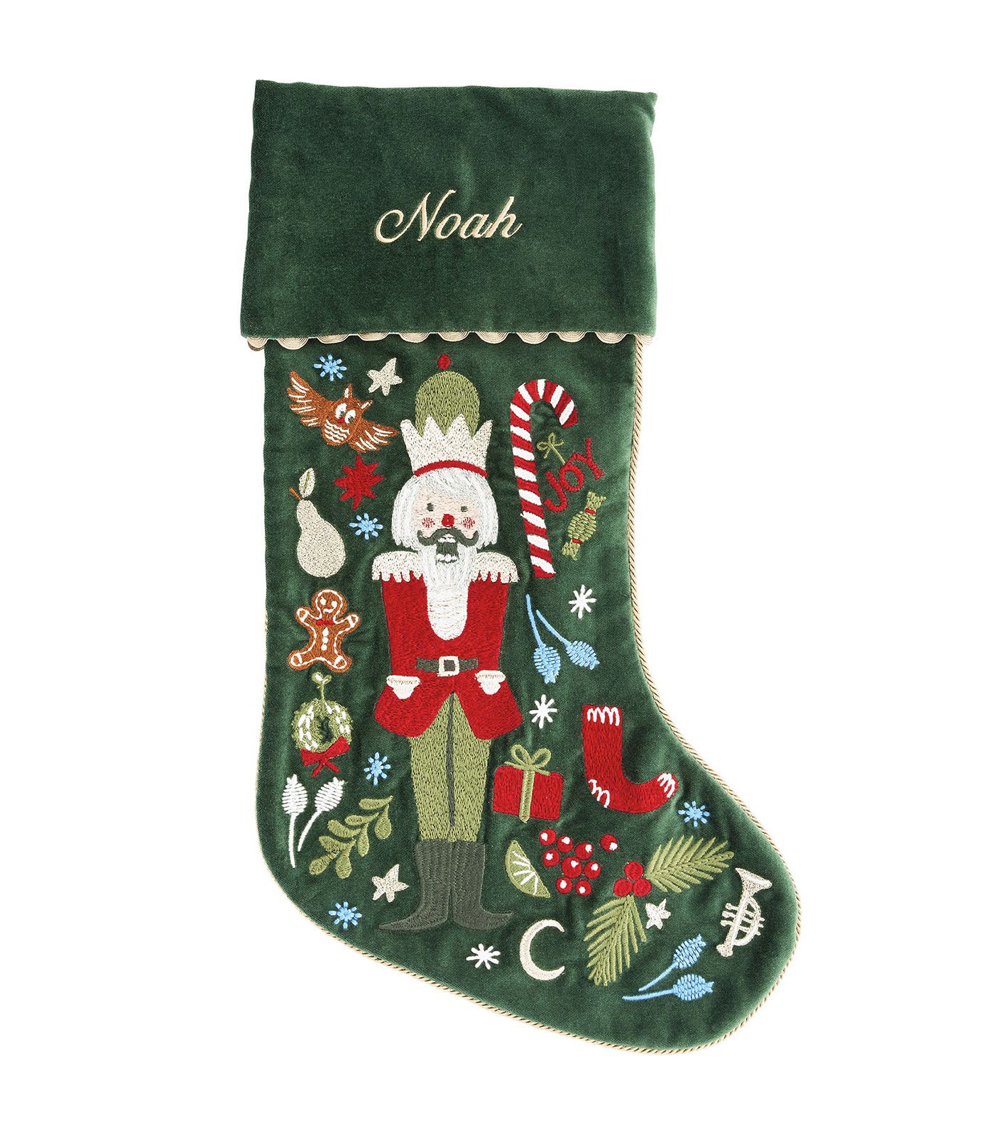 Rifle Paper Co. Nutcracker Christmas Stocking Green - Nutcracker