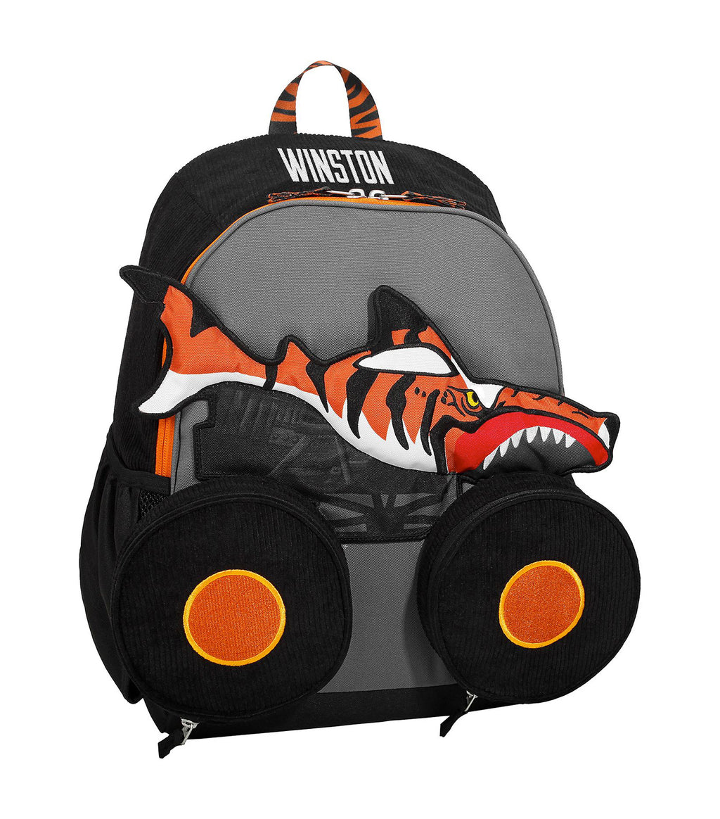 pottery barn monsters inc backpack Pottery Barn Kids Hot Wheels™ Monster Trucks™ Tiger Shark Backpack