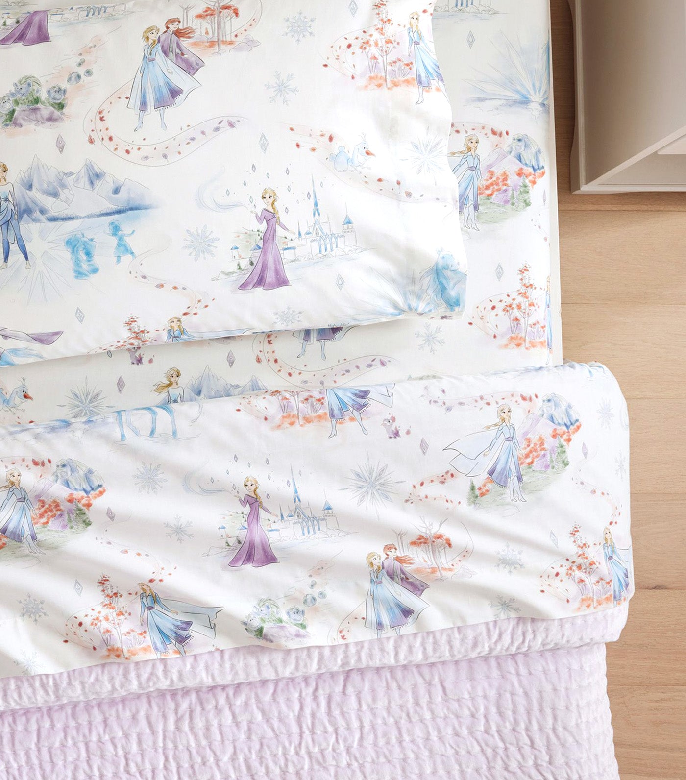 Pottery Barn Kids Disney Frozen Enchanted Forest Organic Sheet Set Rustan s