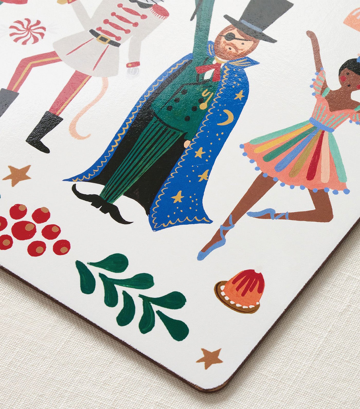 Rifle Paper Co. Christmas Nutcracker Cork Placemat