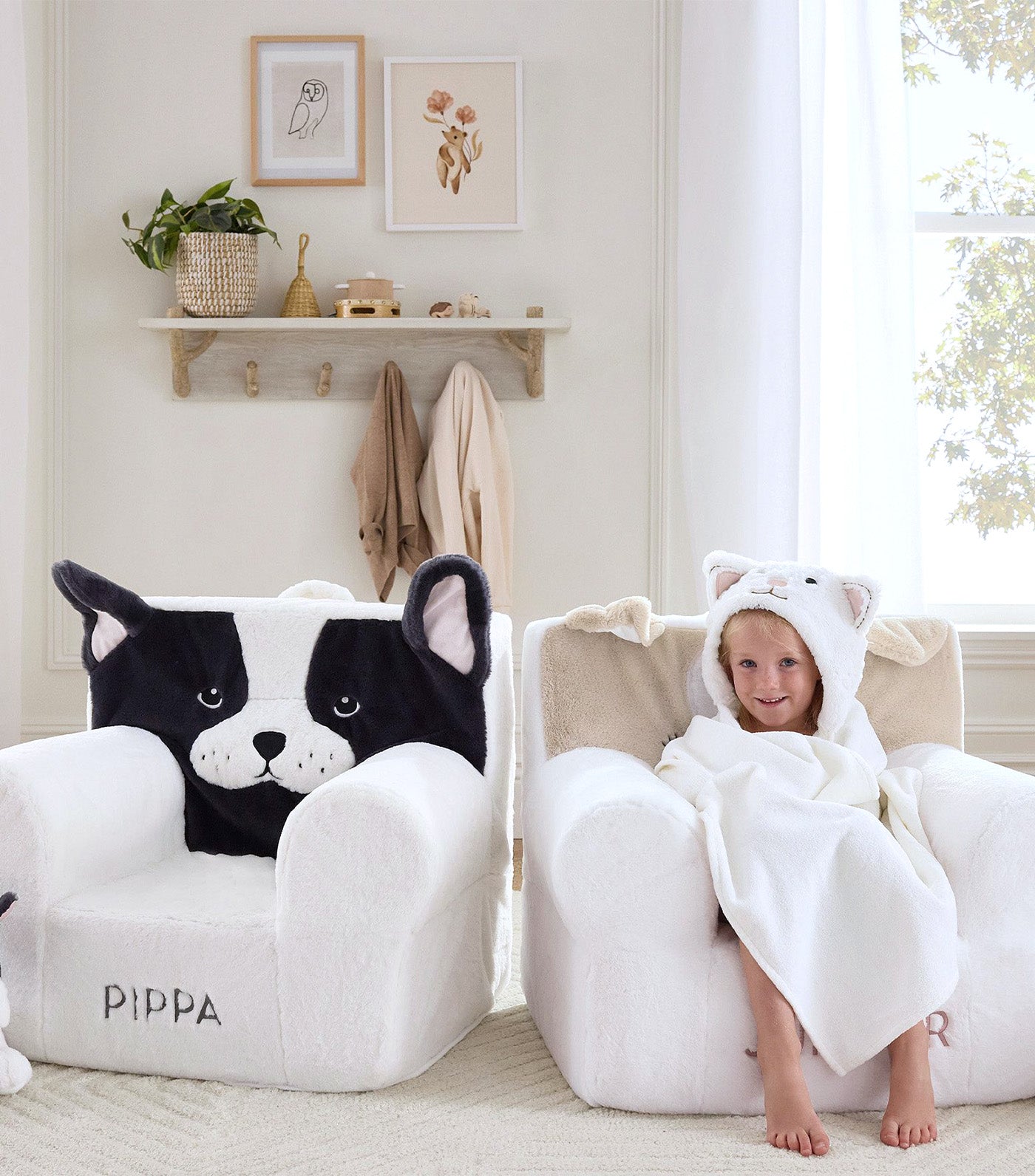 Anywhere Chair®, Critter Pippa Frenchie Slipcover