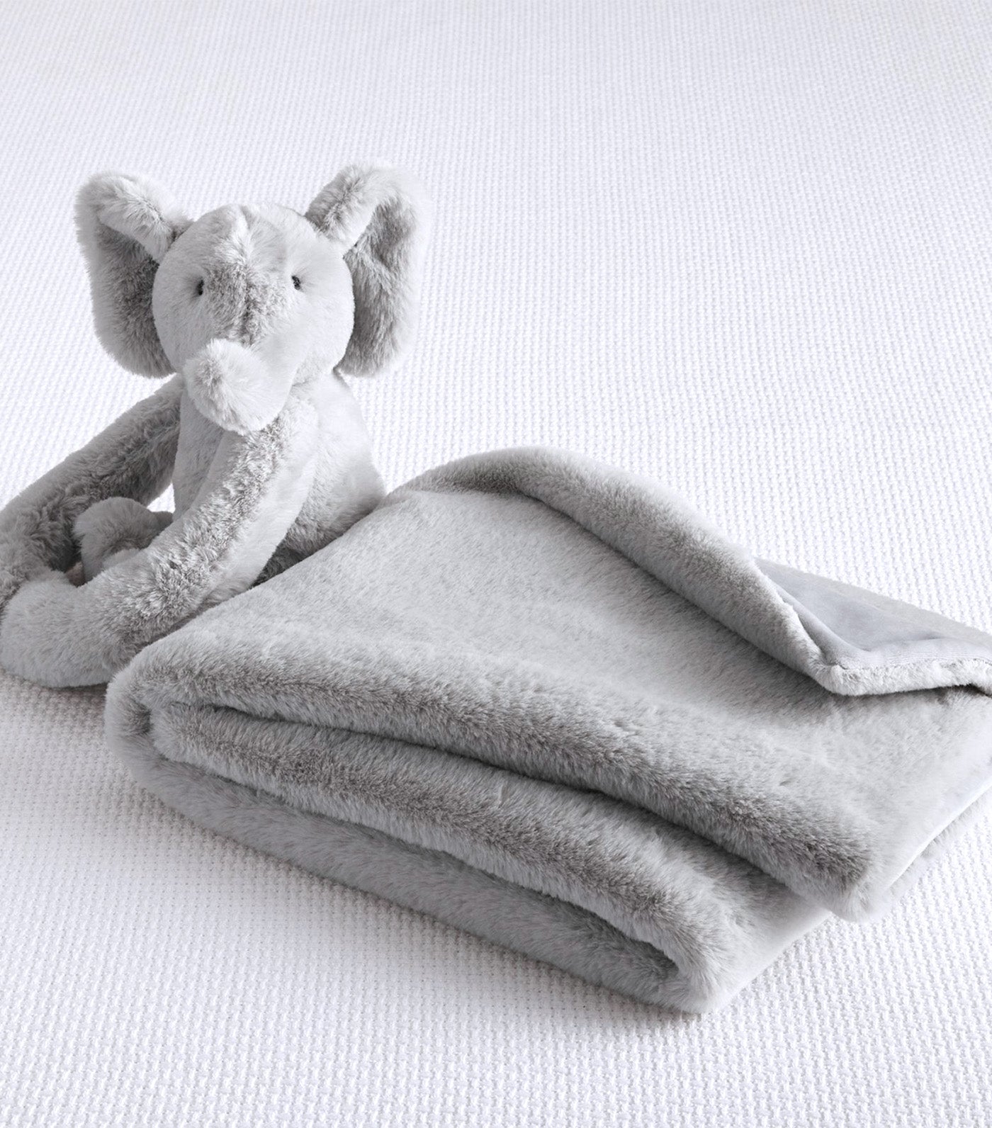 Plush Stuffed Animal and Blanket Set - Elephant