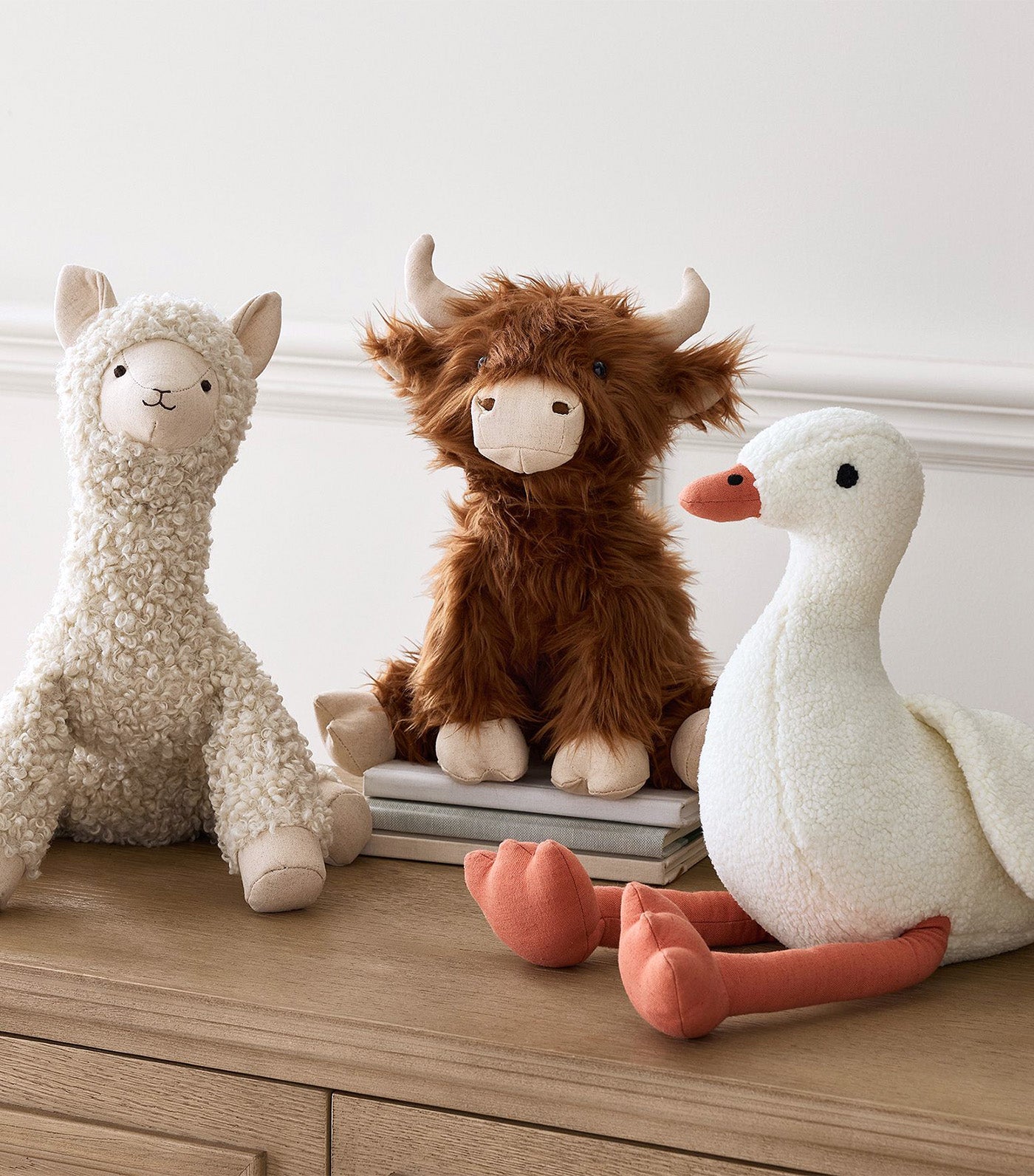 Alpaca Farmyard Plush Tan