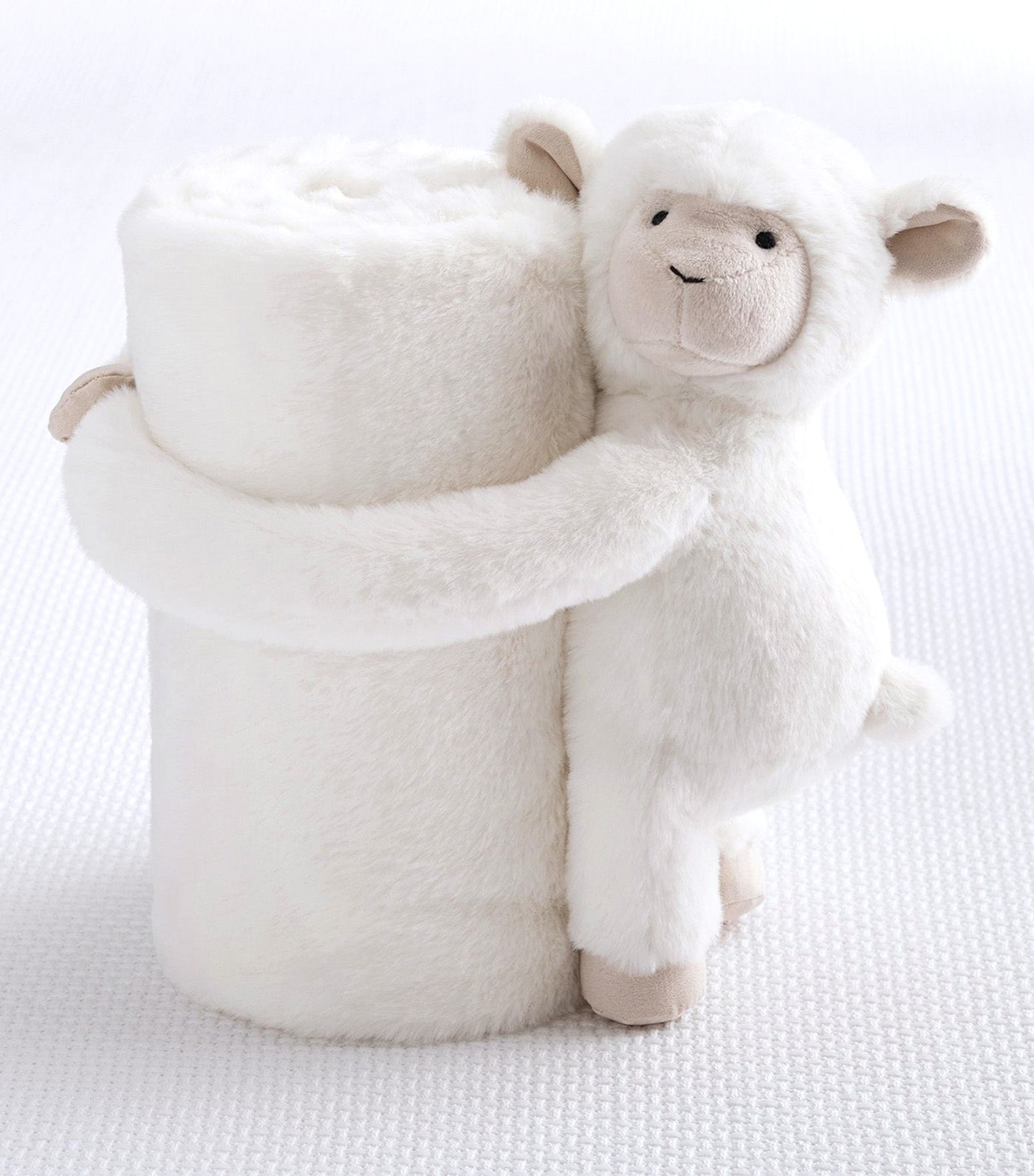 Plush Stuffed Animal and Blanket Set - Lamb