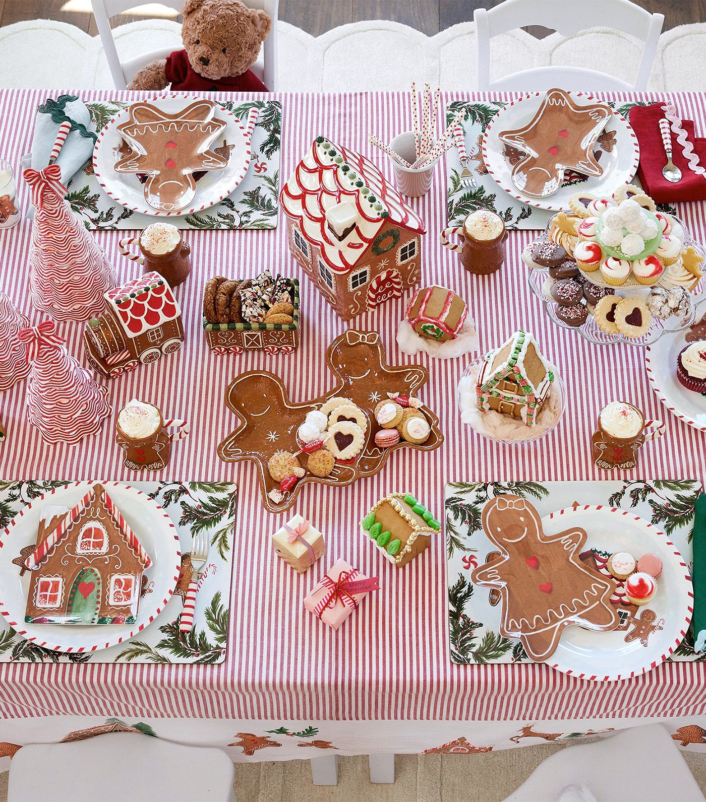 Gingerbread House Cork Placemat