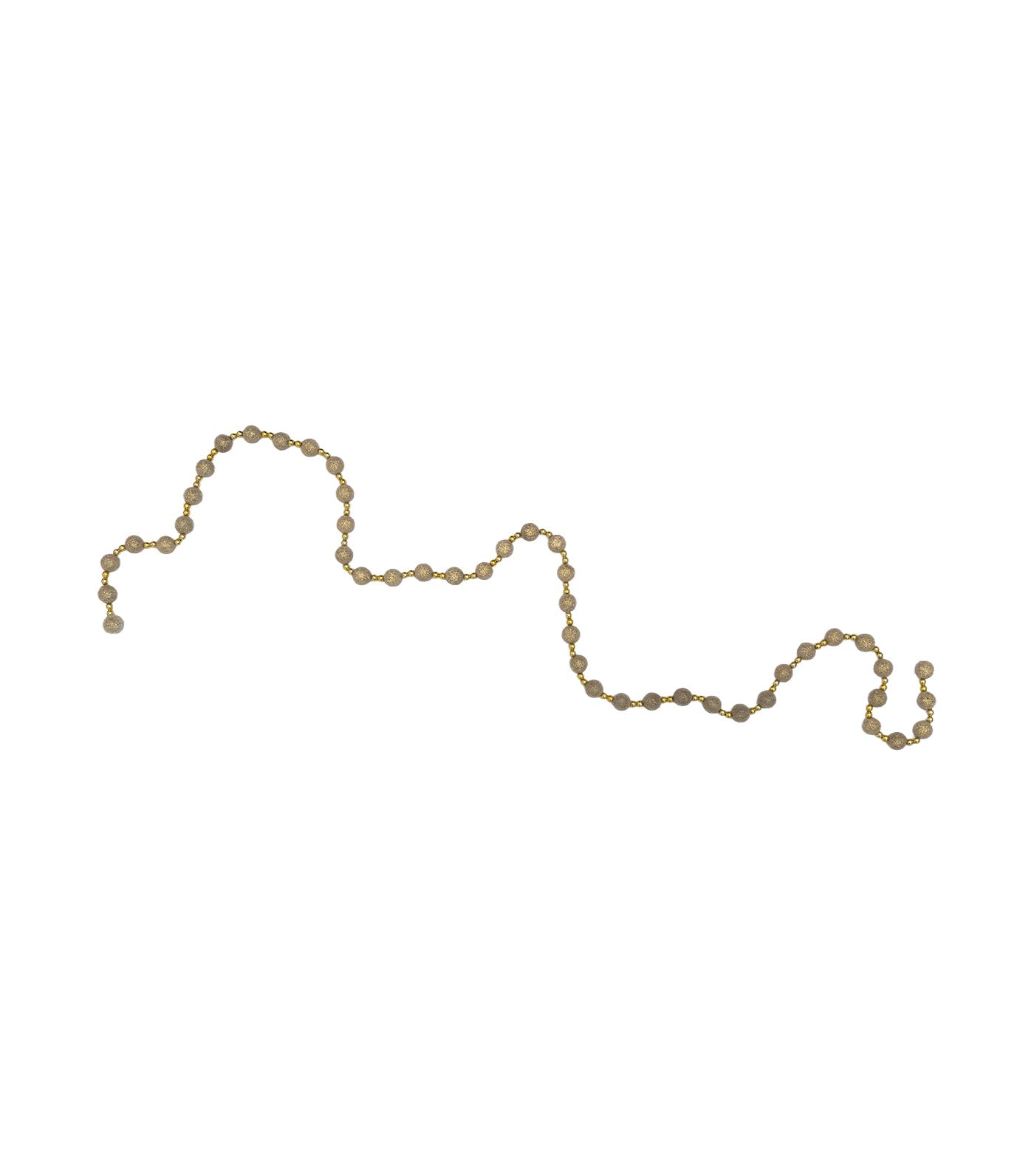 Frosted Garland Balls 5ft