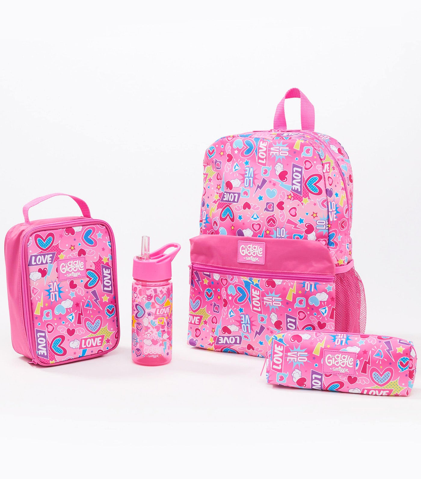 Giggle 4 Piece Bundle Pink