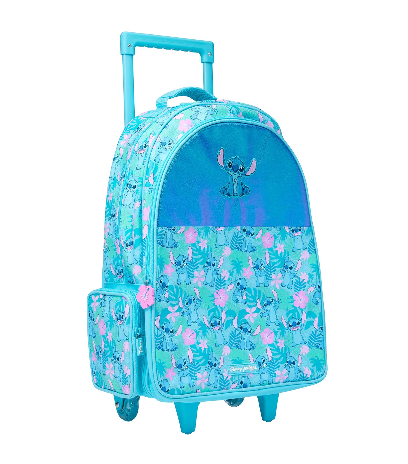 Stitch Trolley Backpack With Light Up Wheels