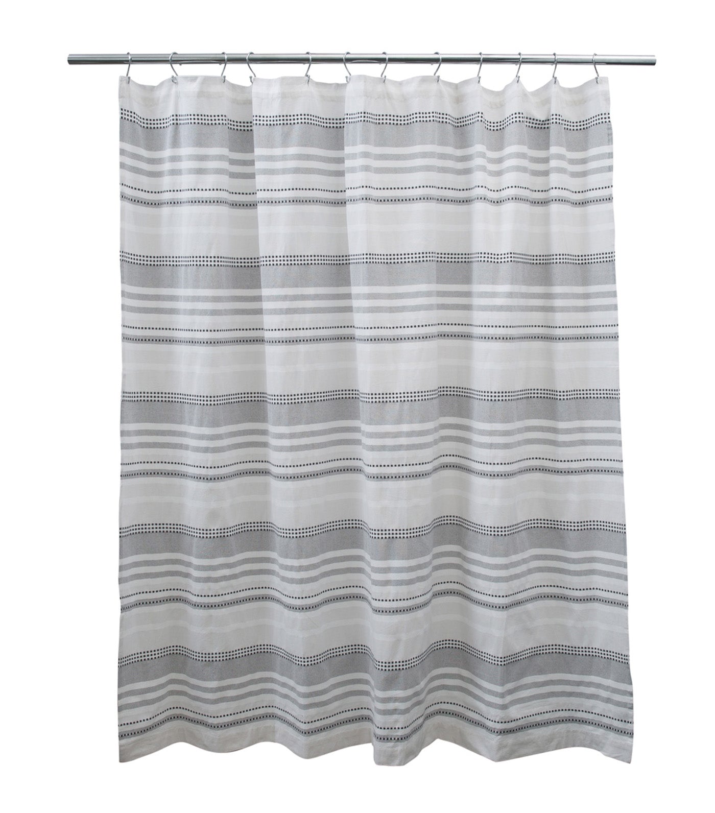 Dot Stripe Shower Curtain