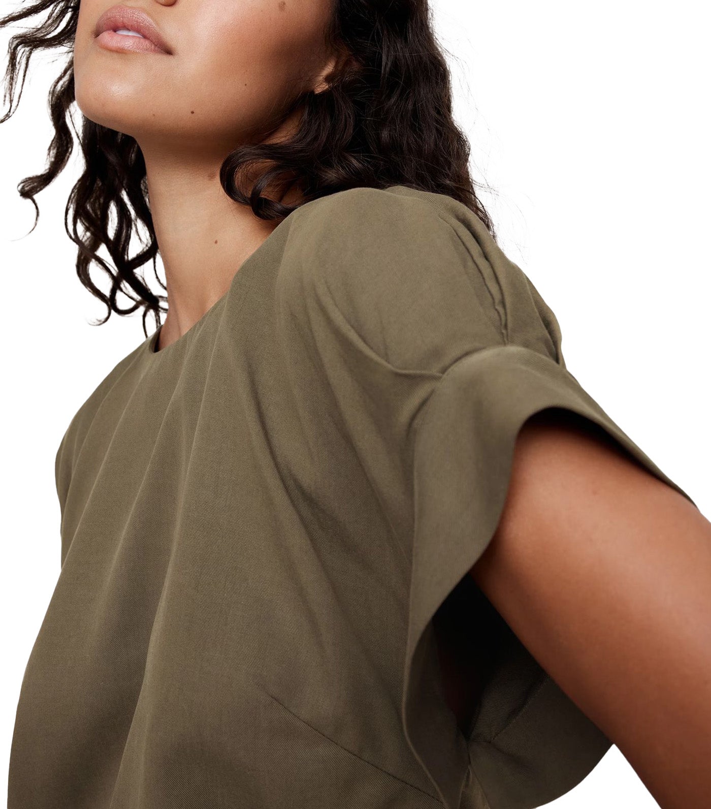 Tencel™-Cotton Twill Top Sycamore