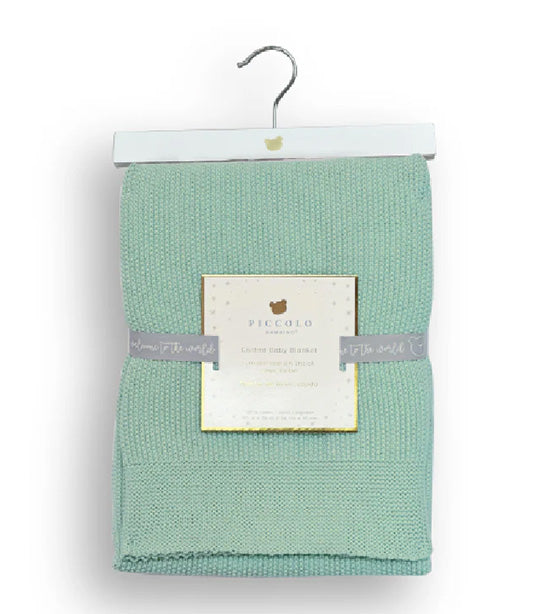 Sweater Knit Blanket in Hanger Green