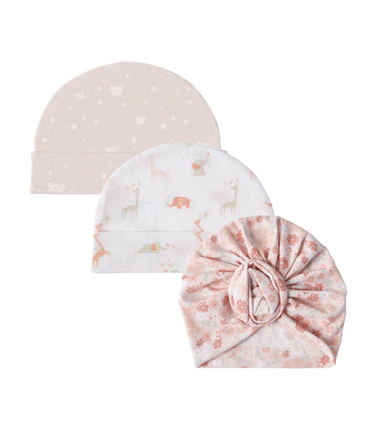 3-Pack Hats Set - Pink