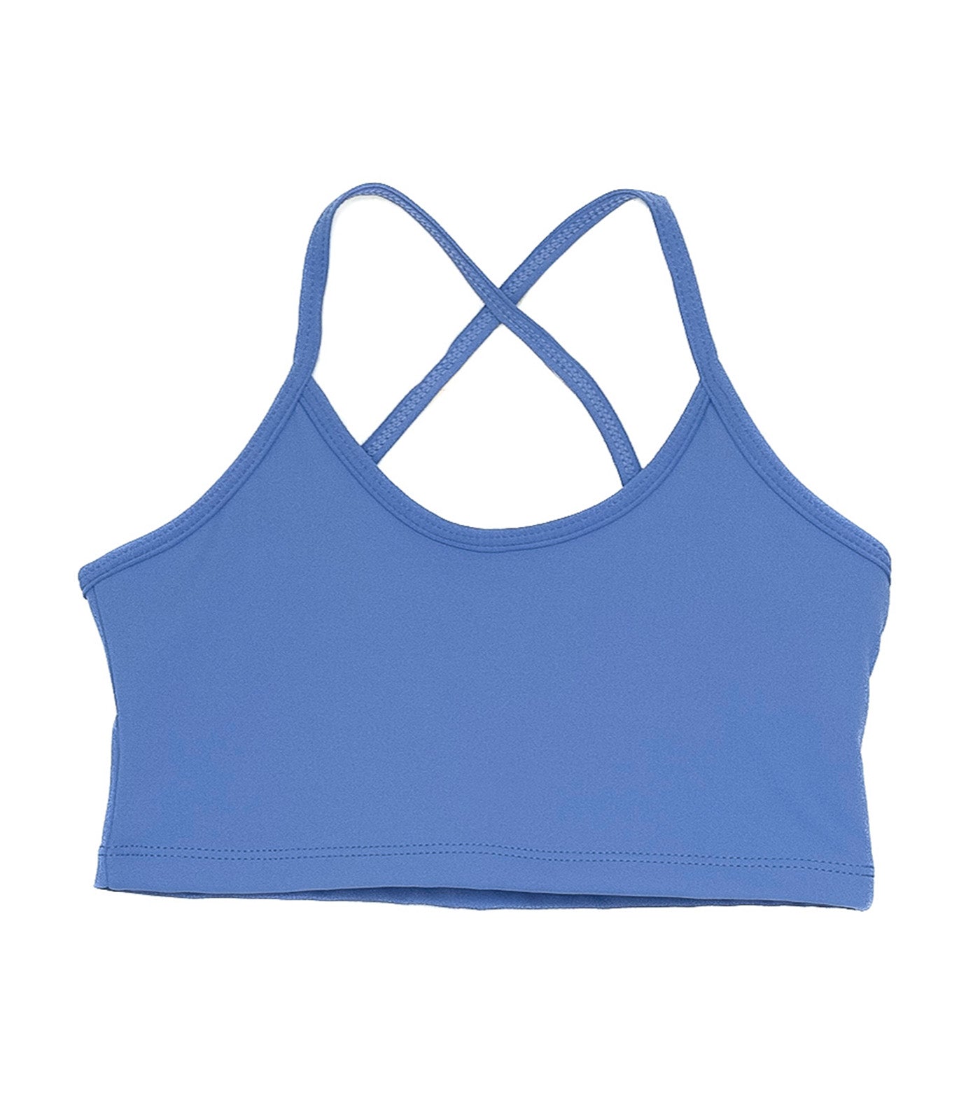 Cross-Back Active Bra Violet Blue