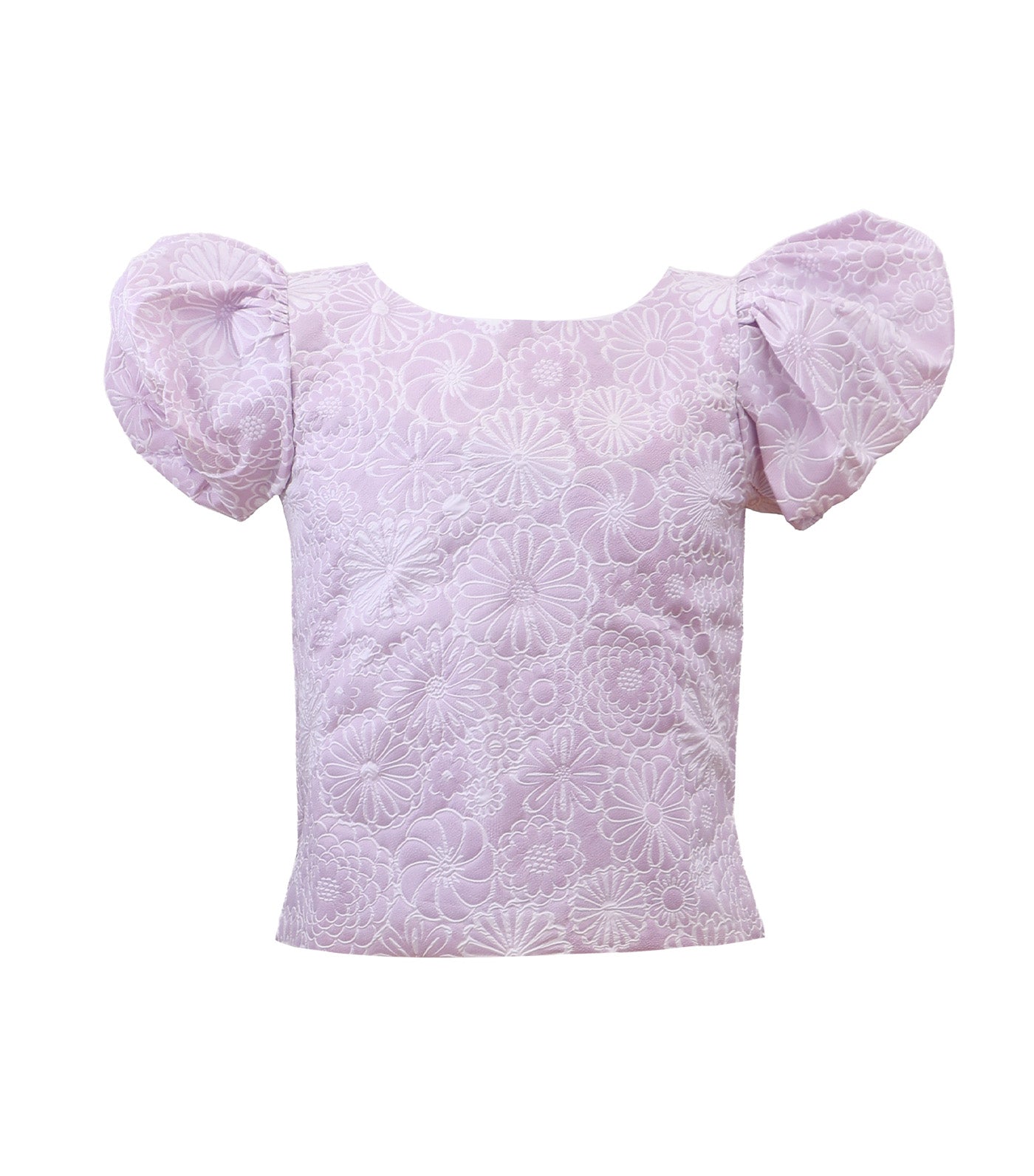 Connie Puff Sleeve Top Lilac