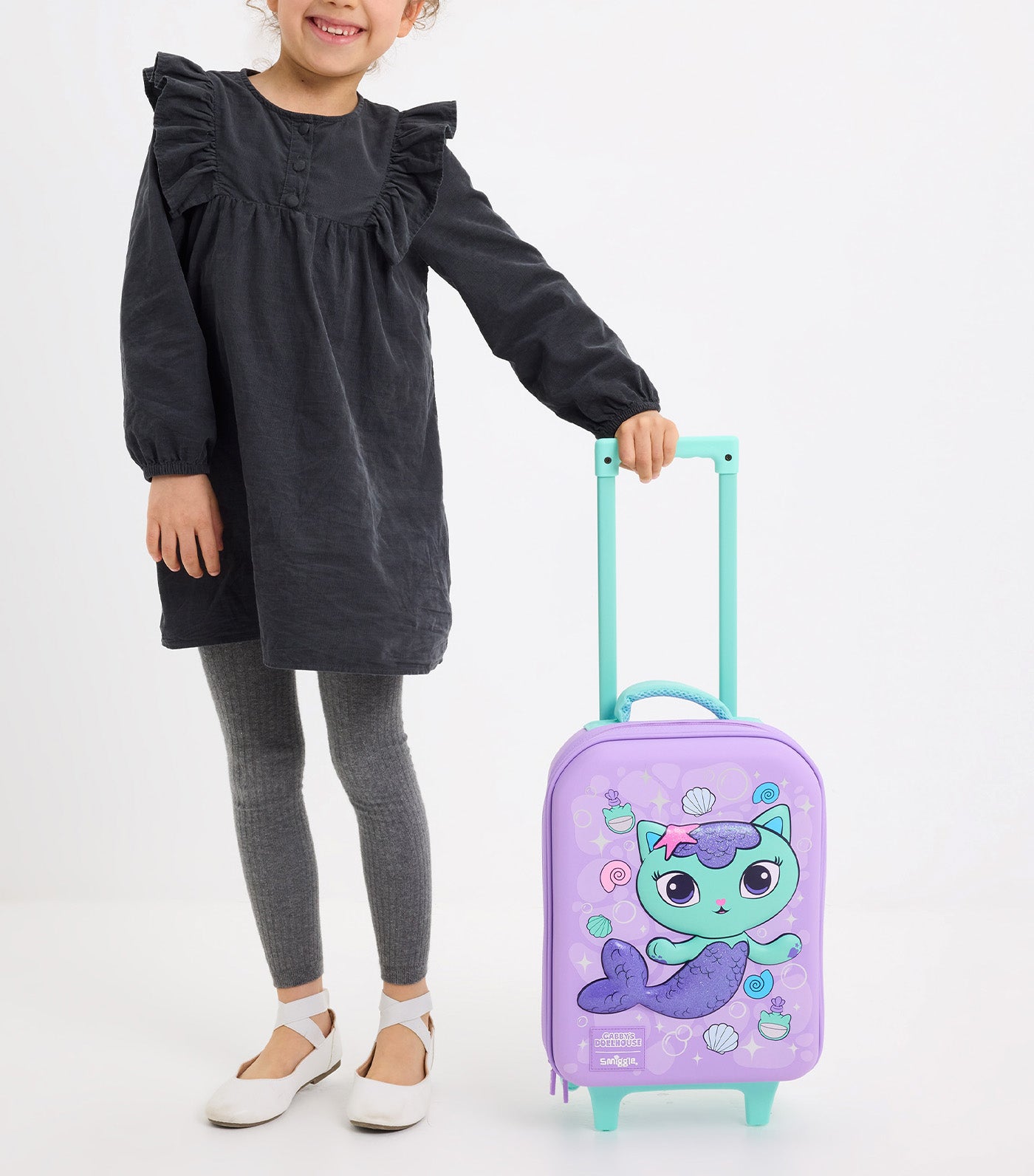 Gabby's Dollhouse Junior Hardtop Trolley Bag