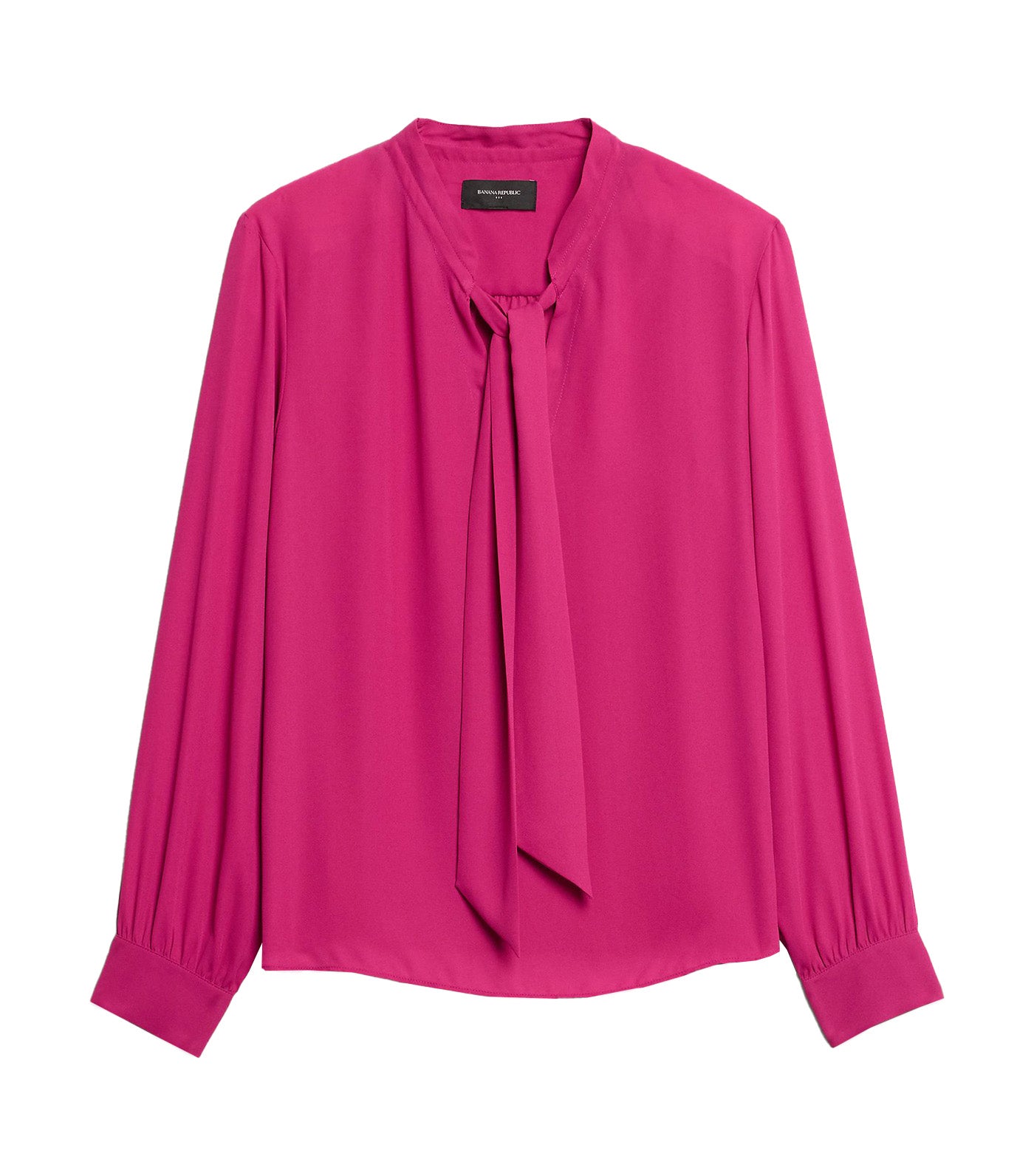 Tie-Front Blouse Elegant Berry