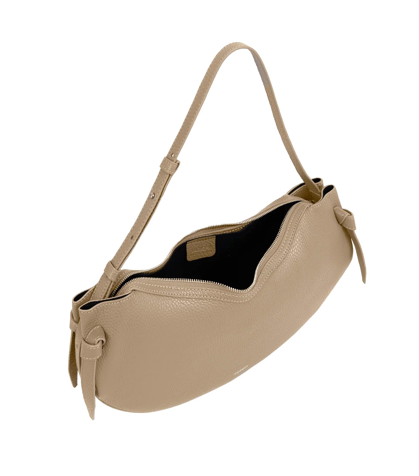 バッグ YUZEFI large fortune cookie LARGE FORTUNE COOKIE - ESPRESSO PEBBLE GRAINED LEATHER – Yuzefi
