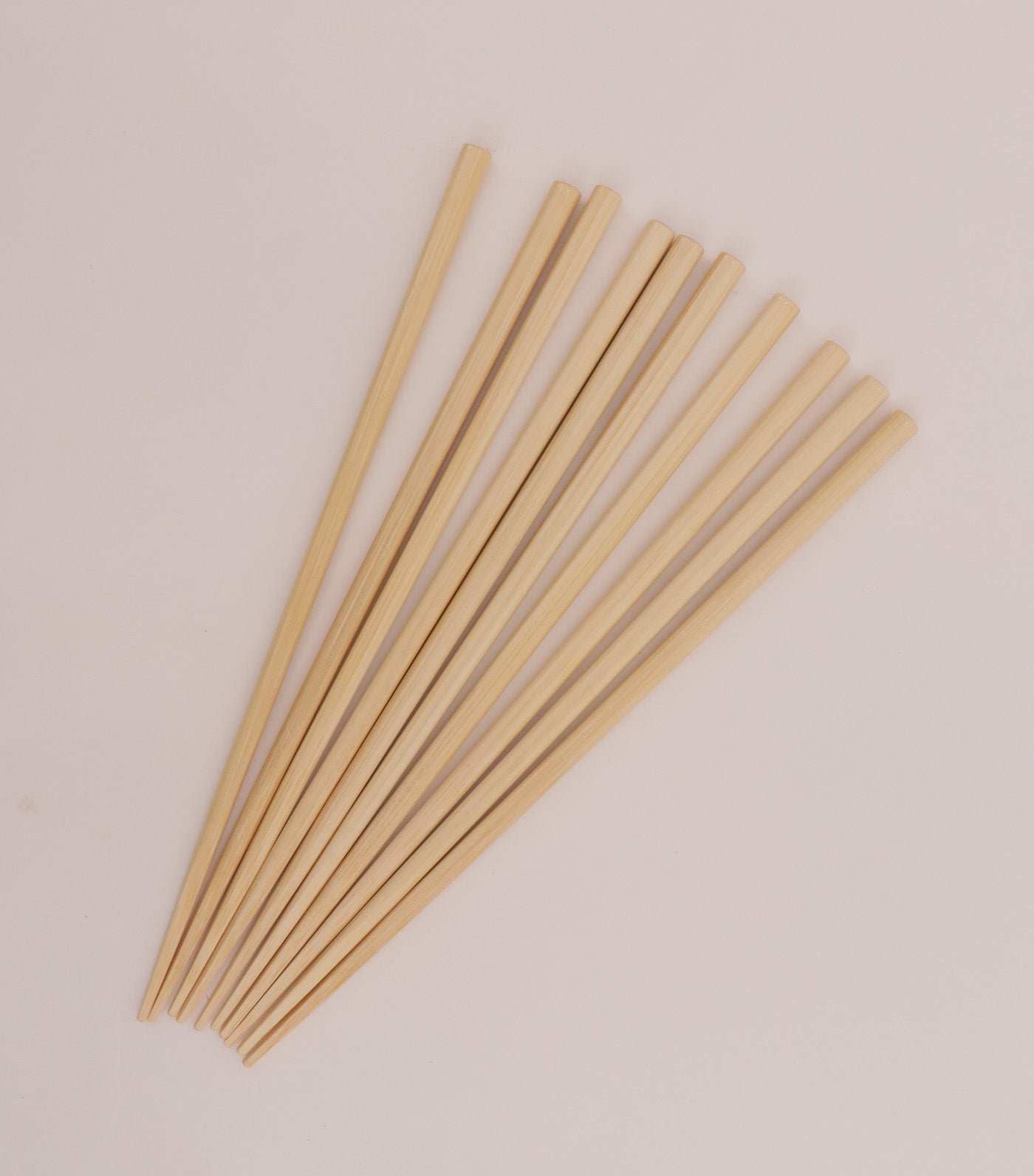 Shirotake Plain Square-Tip Chopsticks 22.5cm Set of 5